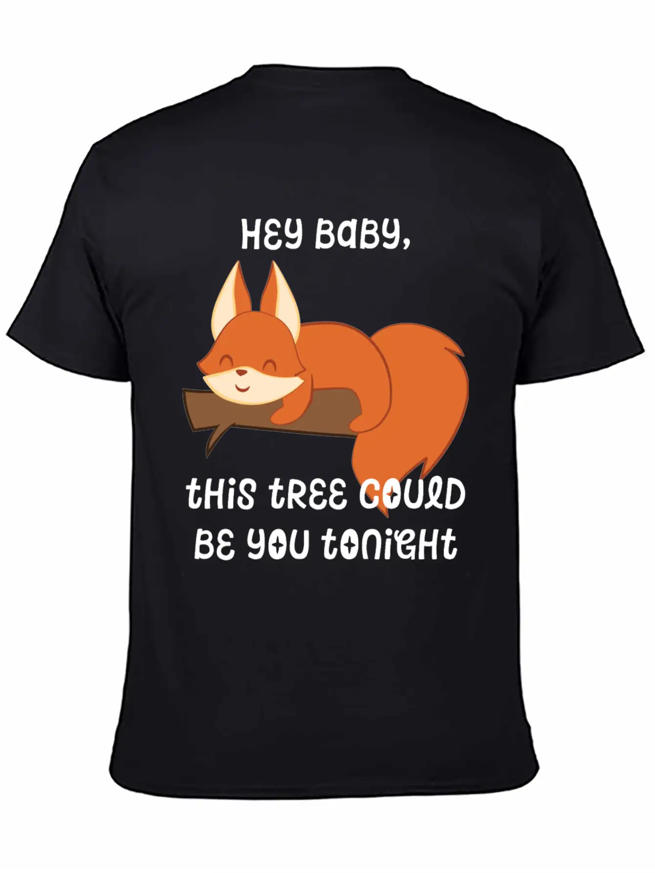 Fox – Cute Fox – Fox Lover – Hey Baby Essential Cotton Tee For Daily Outfits – Unisex Style