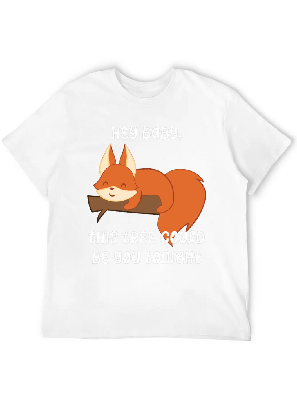Fox – Cute Fox – Fox Lover – Hey Baby Essential Cotton Tee For Daily Outfits – Unisex Style