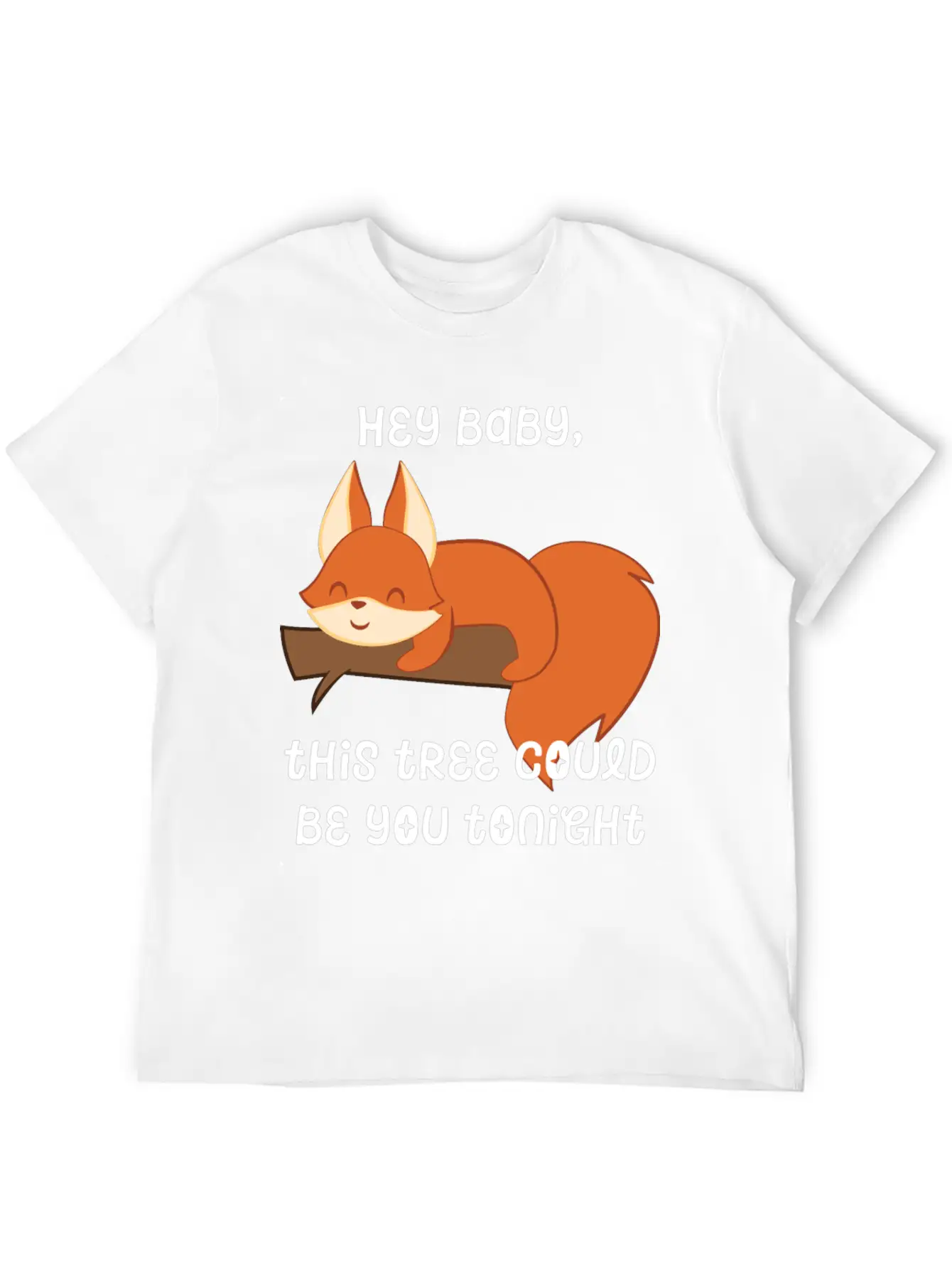 Fox – Cute Fox – Fox Lover – Hey Baby Essential Cotton Tee For Daily Outfits – Unisex Style