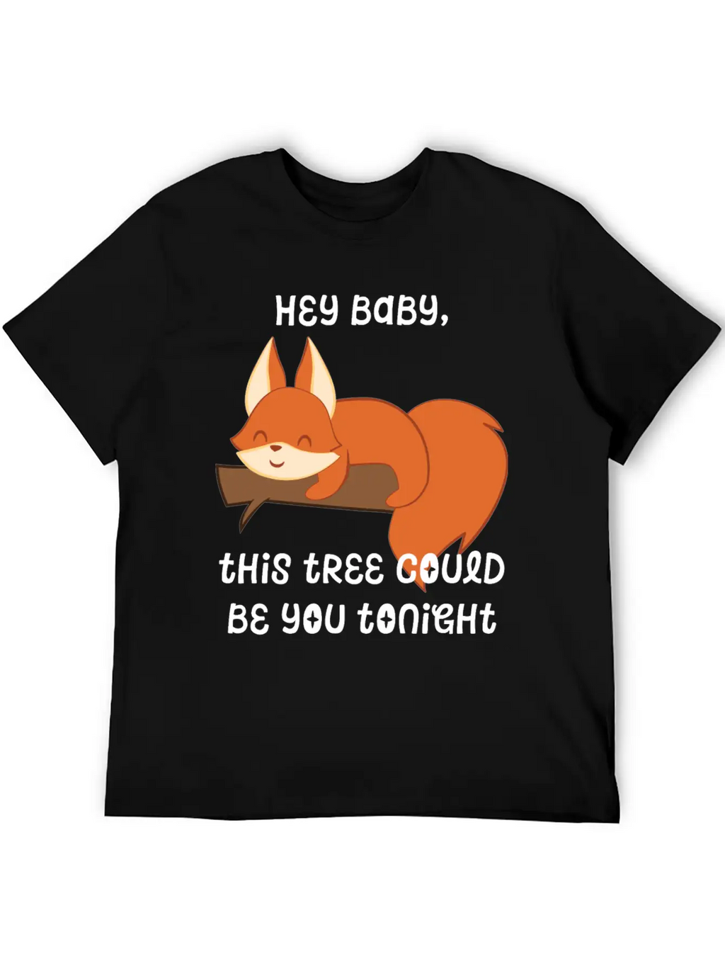 Fox – Cute Fox – Fox Lover – Hey Baby Essential Cotton Tee For Daily Outfits – Unisex Style