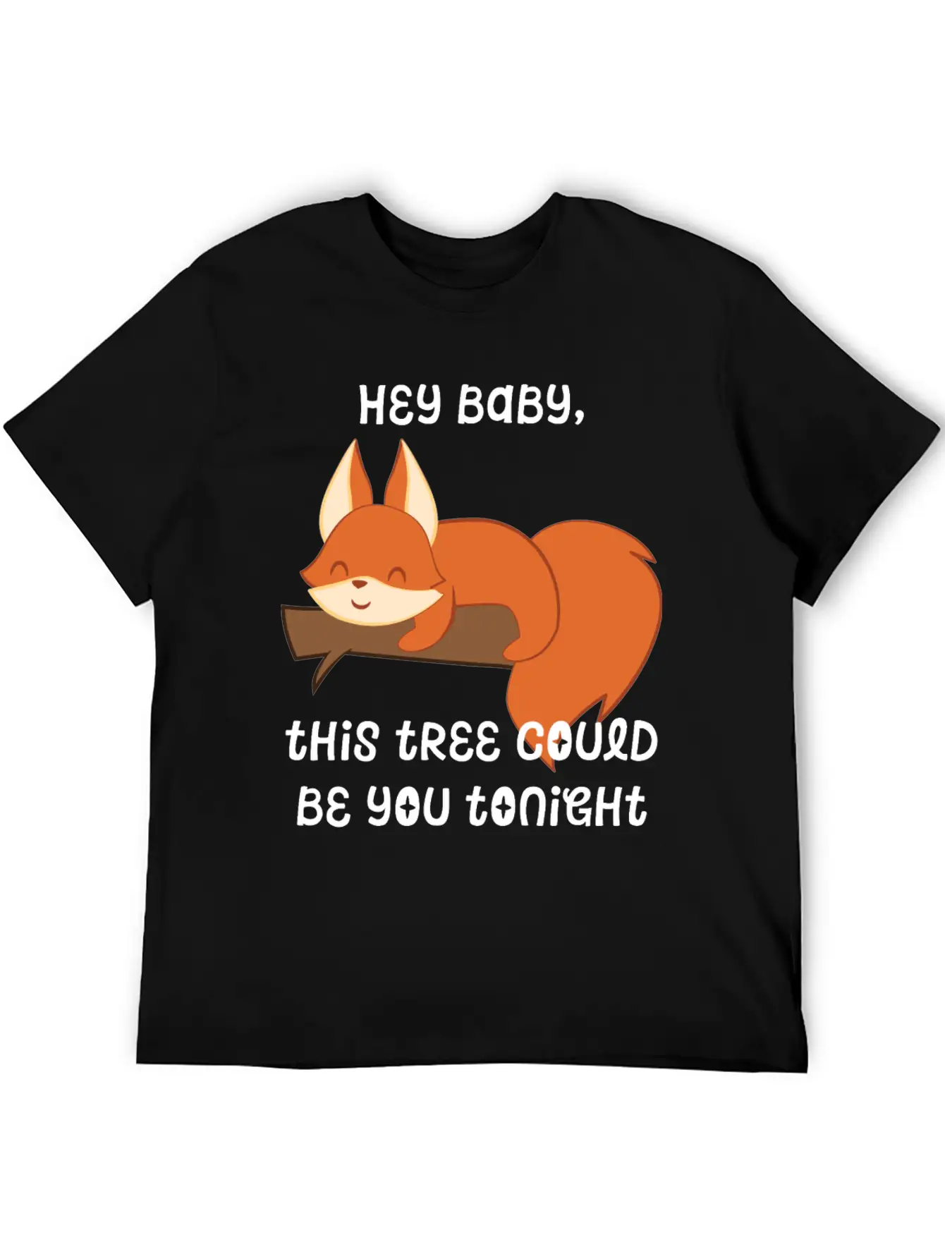 Fox – Cute Fox – Fox Lover – Hey Baby Essential Cotton Tee For Daily Outfits – Unisex Style