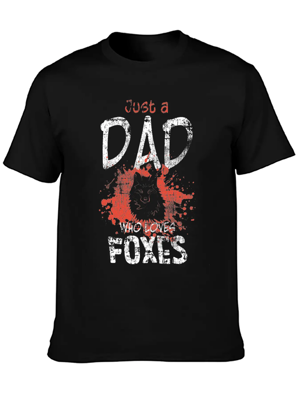 Fox Dad Unisex Casual T-Shirt – Clean Design For Daily Comfort