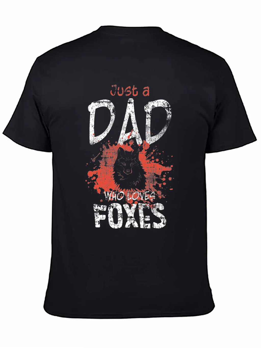 Fox Dad Unisex Casual T-Shirt – Clean Design For Daily Comfort
