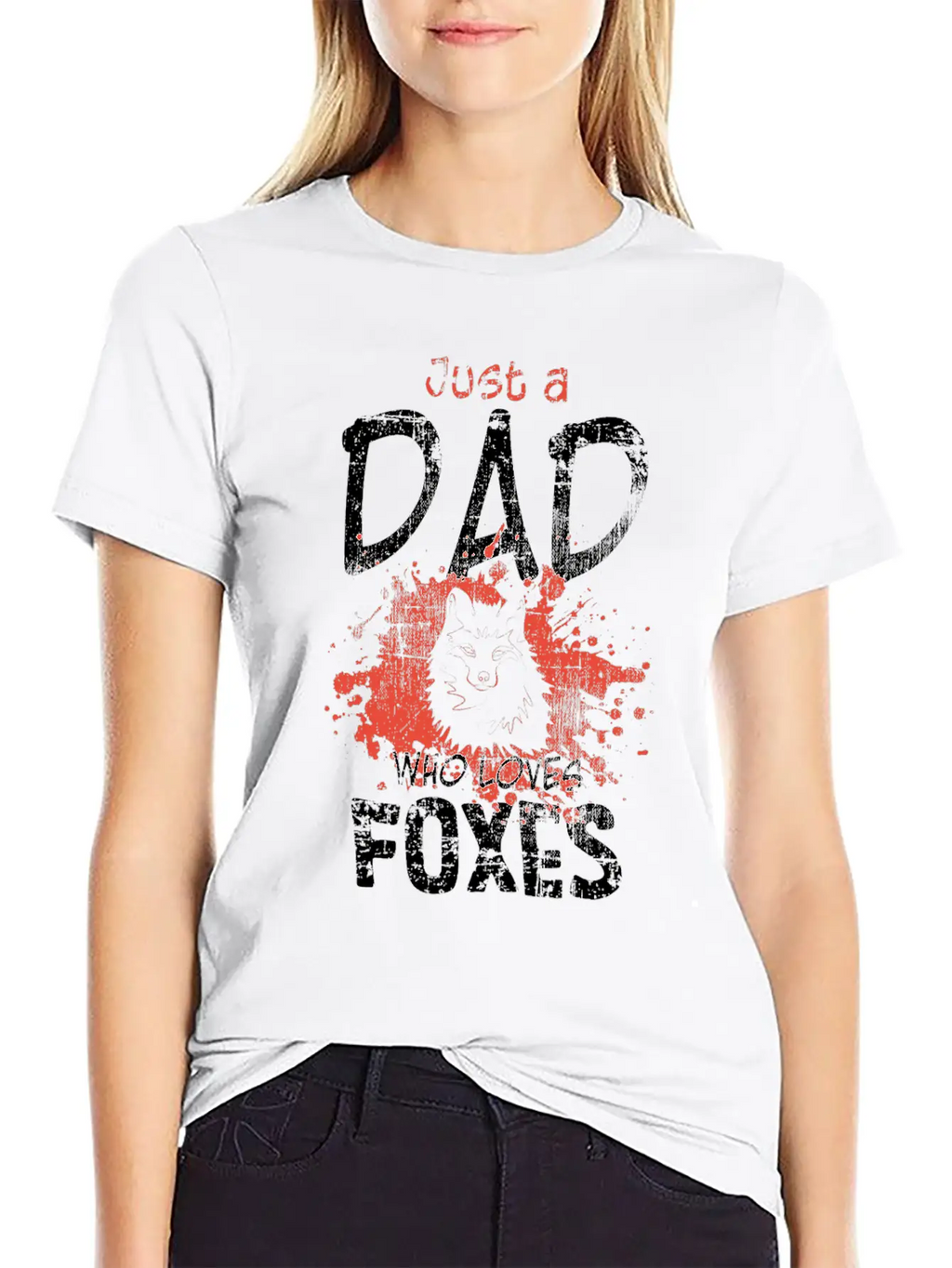 Fox Dad Unisex Casual T-Shirt – Clean Design For Daily Comfort
