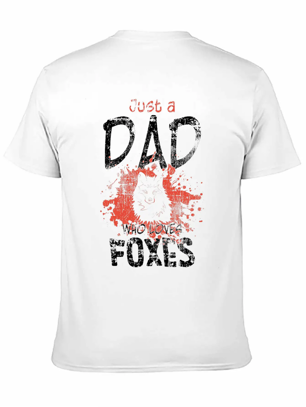 Fox Dad Unisex Casual T-Shirt – Clean Design For Daily Comfort