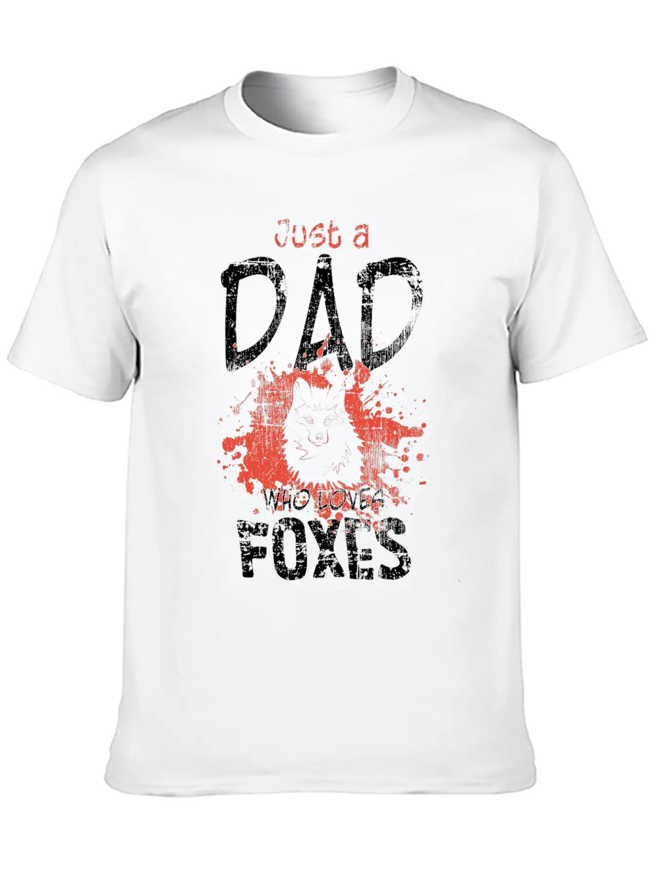 Fox Dad Unisex Casual T-Shirt – Clean Design For Daily Comfort