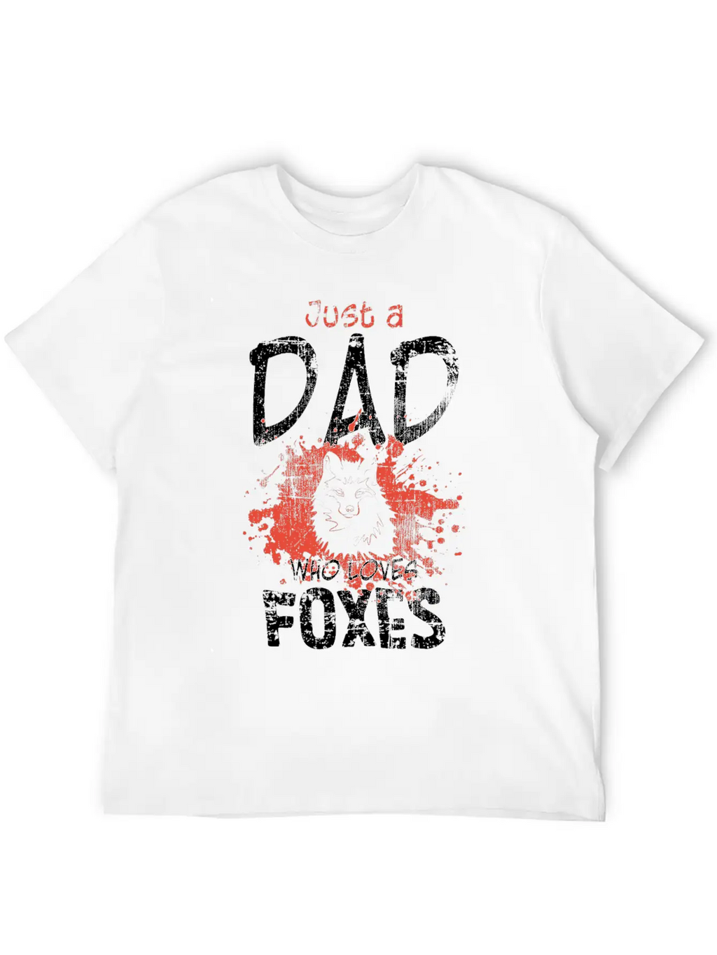 Fox Dad Unisex Casual T-Shirt – Clean Design For Daily Comfort