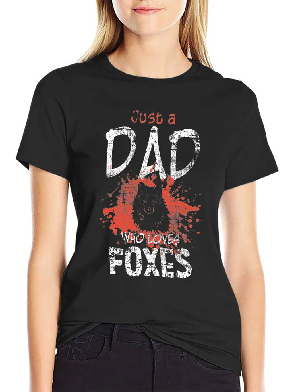 Fox Dad Unisex Casual T-Shirt – Clean Design For Daily Comfort