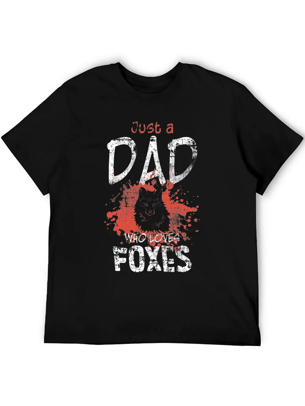 Fox Dad Unisex Casual T-Shirt – Clean Design For Daily Comfort