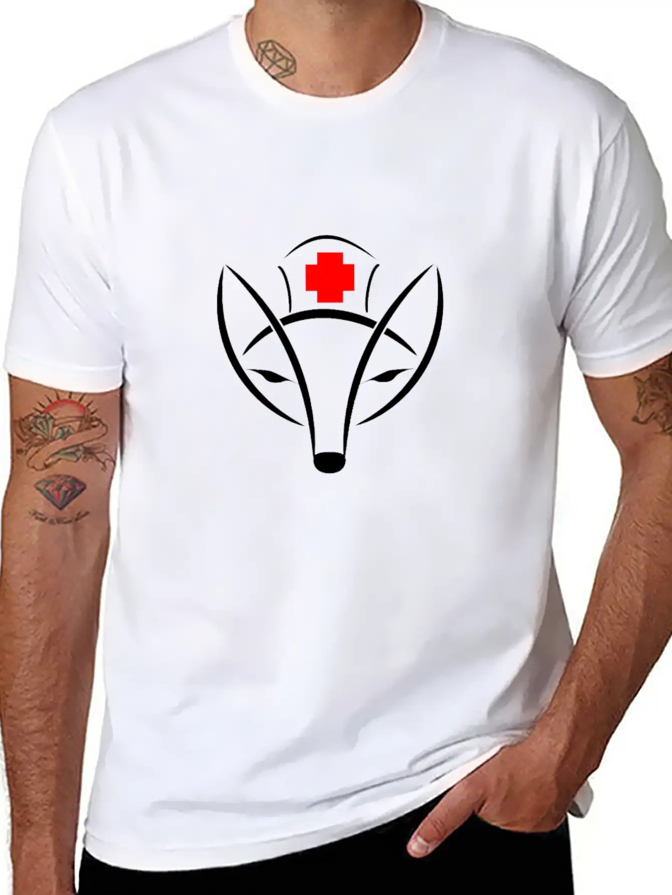 Fox Doctor Unisex Casual T-Shirt – Clean Design For Daily Comfort