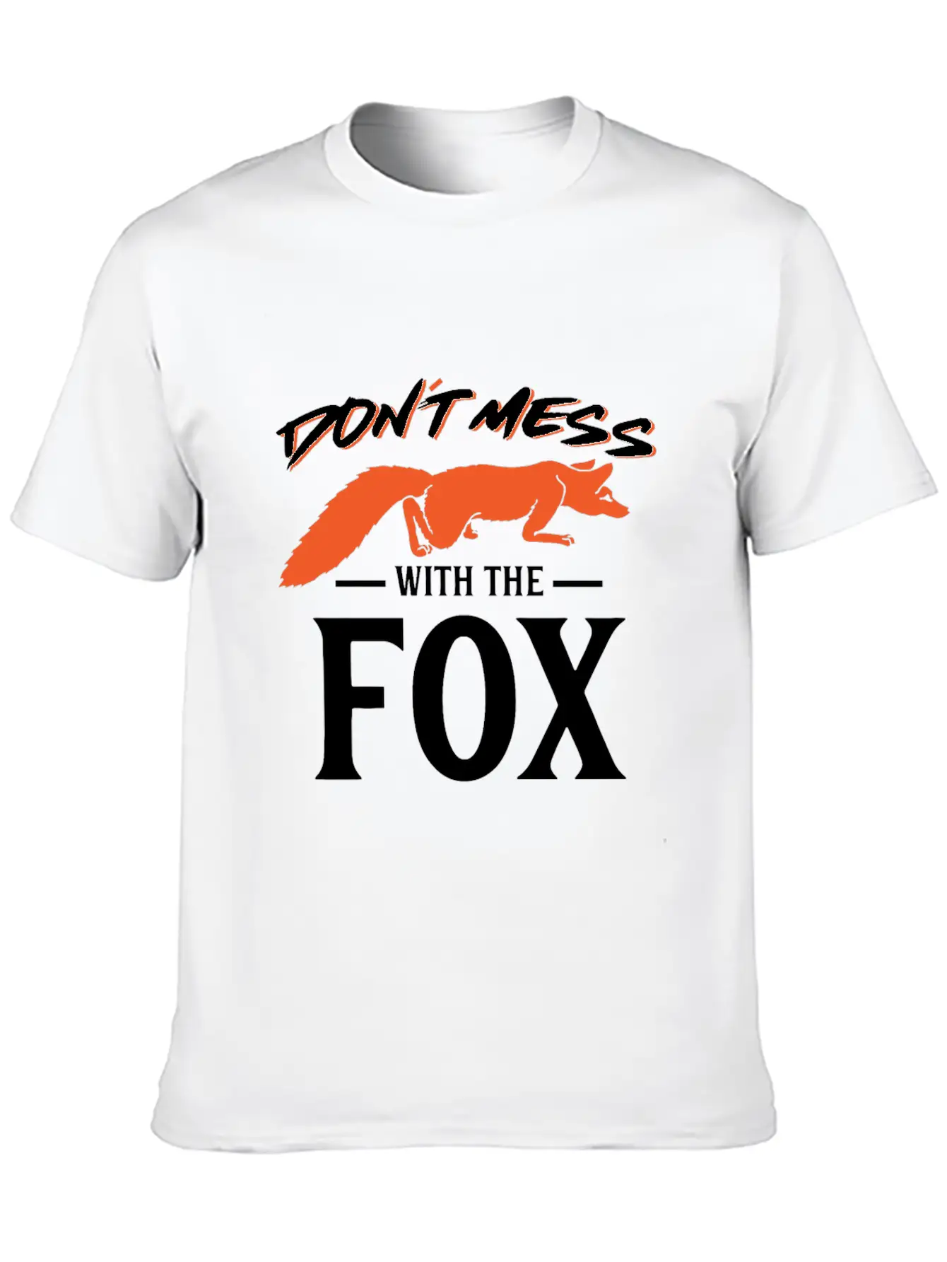 Fox Foxes Funny Funny Fox Design Quote Gift Unisex Short Sleeve Soft Cotton T-Shirt – Casual Everyday Wear
