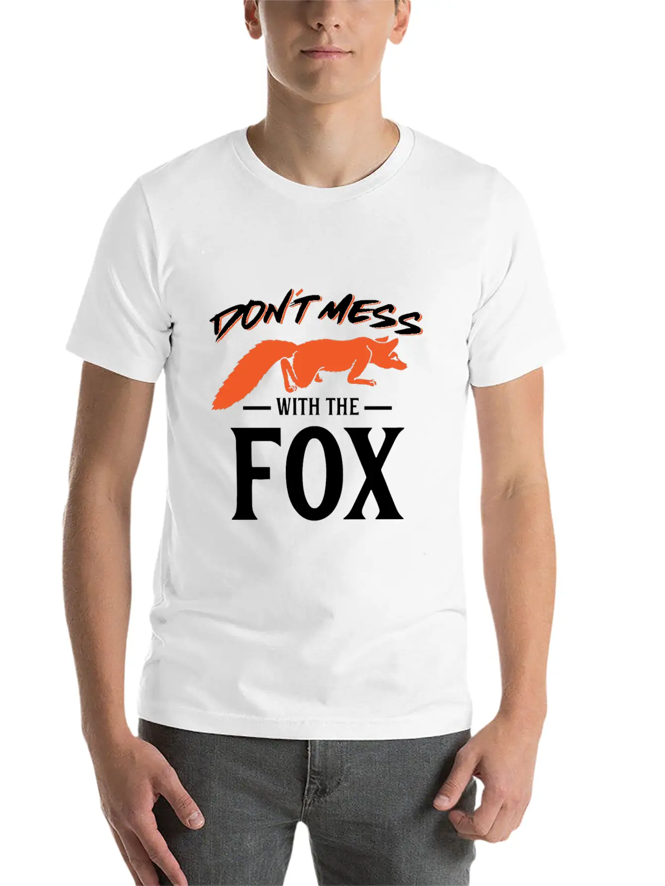Fox Foxes Funny Funny Fox Design Quote Gift Unisex Short Sleeve Soft Cotton T-Shirt – Casual Everyday Wear