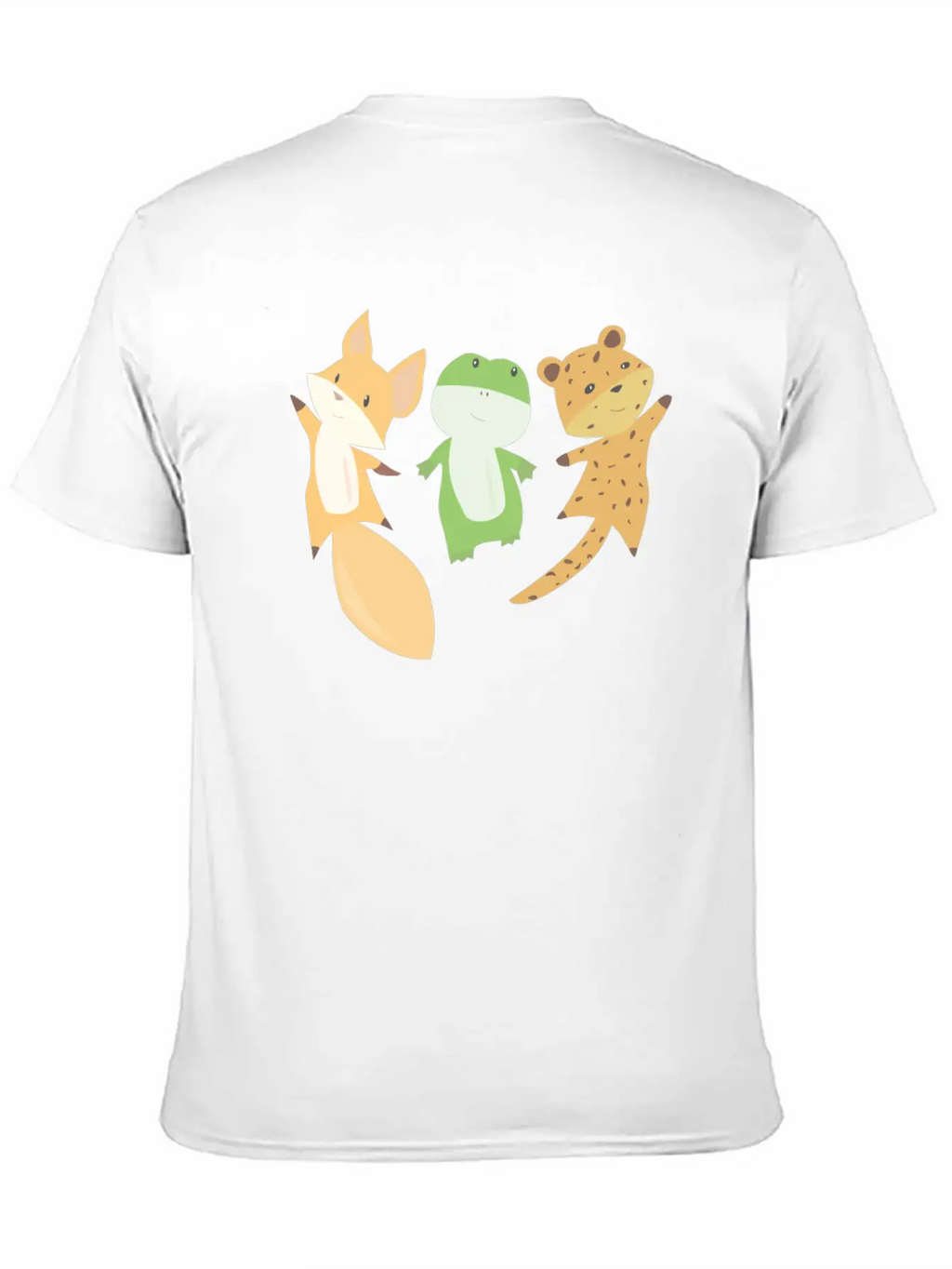 Fox Frog Leopard Animal Lovers Funny Animals Unisex Casual T-Shirt – Clean Design For Daily Comfort