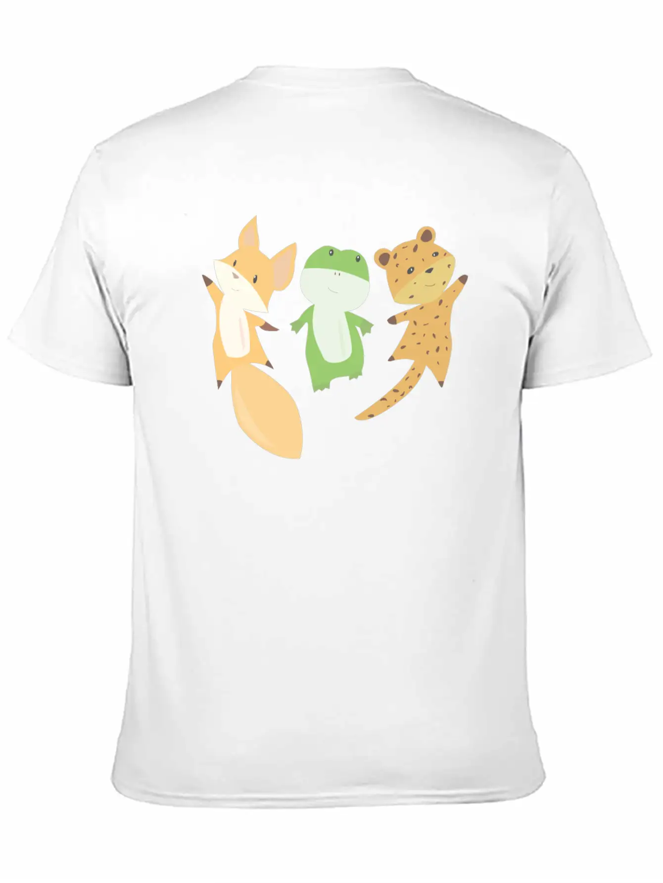 Fox Frog Leopard Animal Lovers Funny Animals Unisex Casual T-Shirt – Clean Design For Daily Comfort