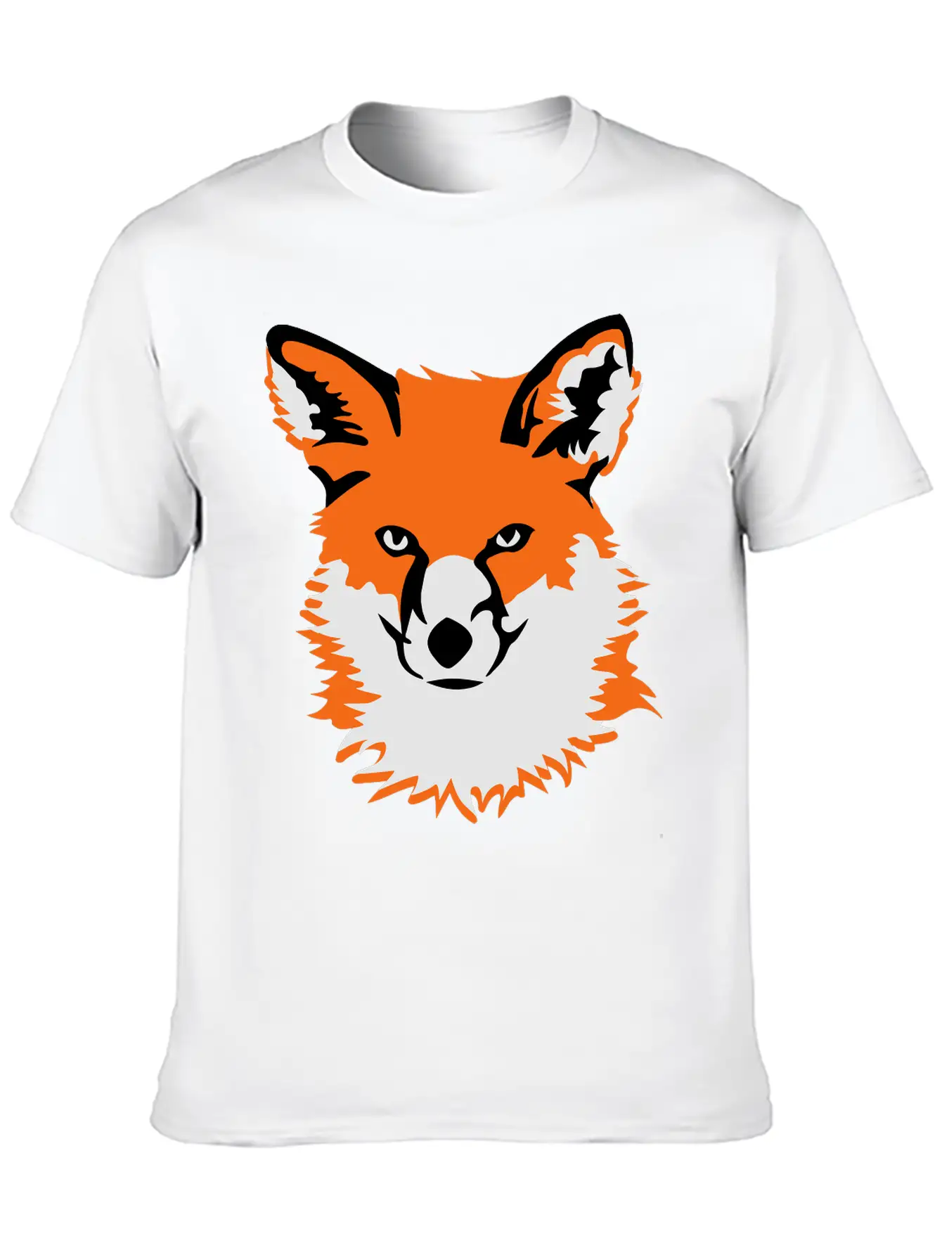 Fox Head Unisex Short Sleeve Soft Cotton T-Shirt – Casual Everyday Wear