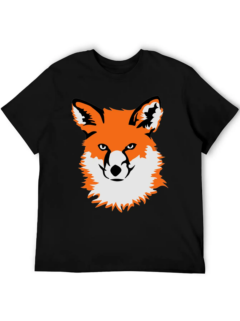 Fox Head Unisex Short Sleeve Soft Cotton T-Shirt – Casual Everyday Wear