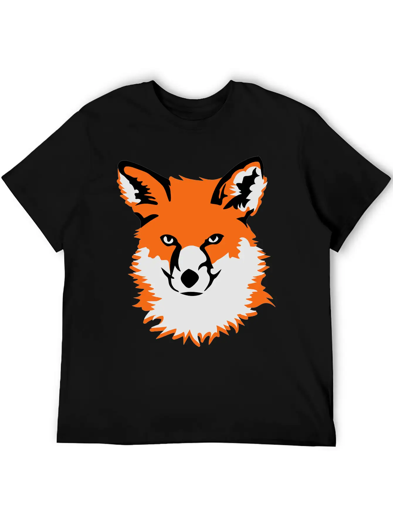 Fox Head Unisex Short Sleeve Soft Cotton T-Shirt – Casual Everyday Wear