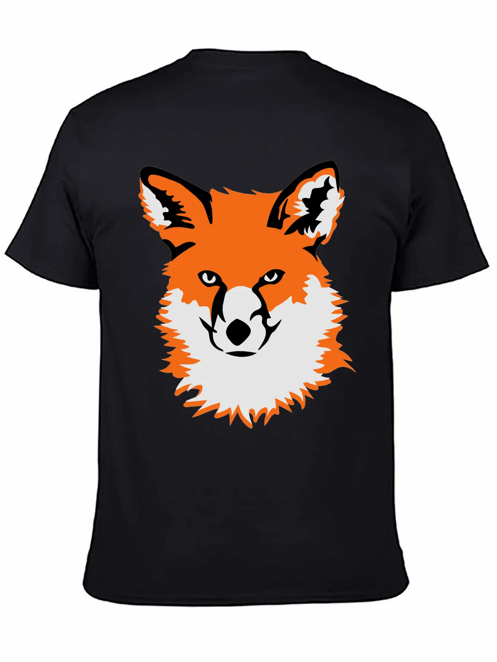 Fox Head Unisex Short Sleeve Soft Cotton T-Shirt – Casual Everyday Wear