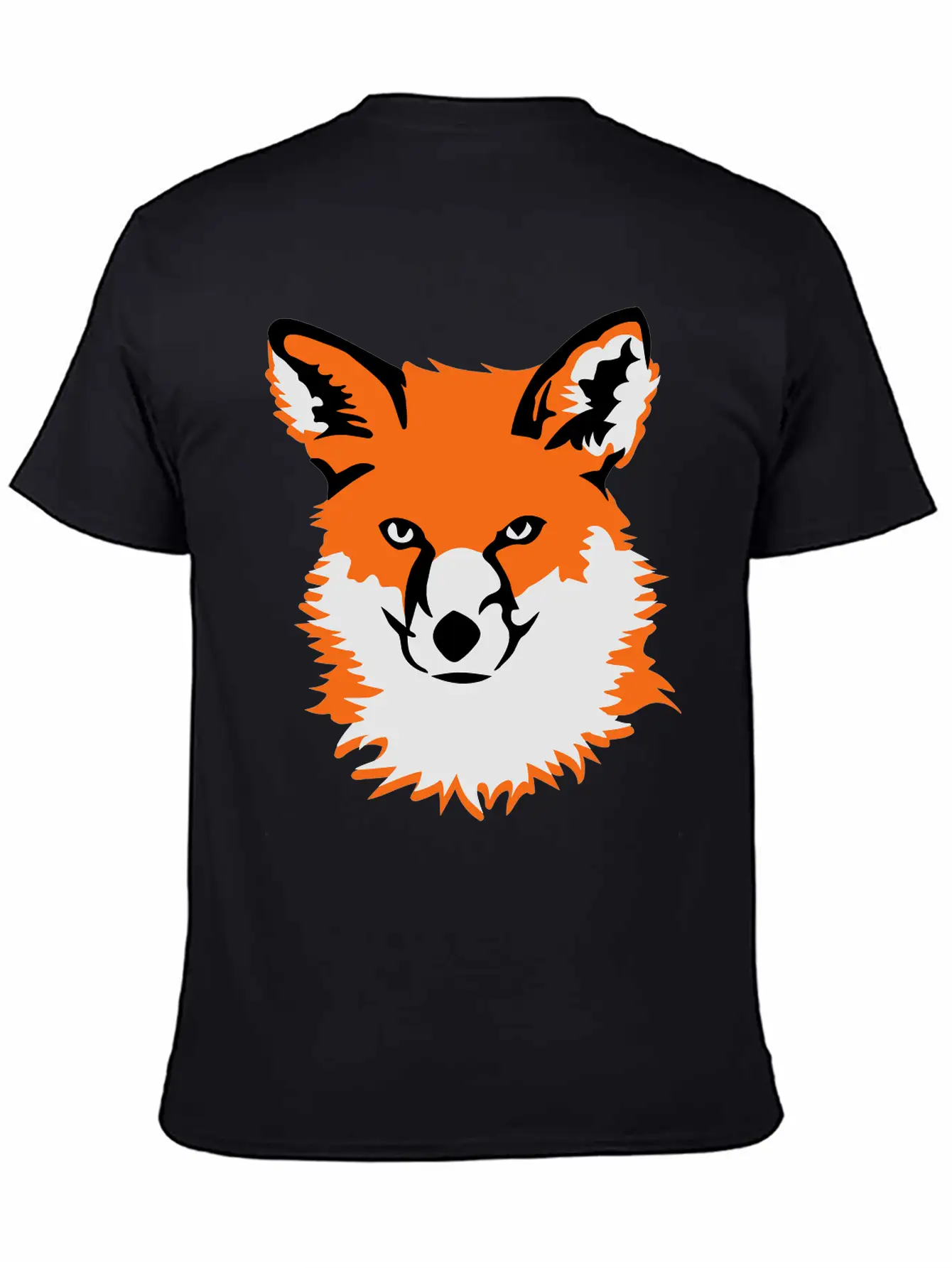 Fox Head Unisex Short Sleeve Soft Cotton T-Shirt – Casual Everyday Wear