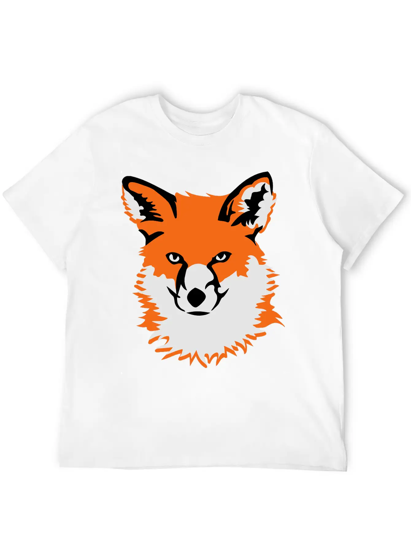 Fox Head Unisex Short Sleeve Soft Cotton T-Shirt – Casual Everyday Wear