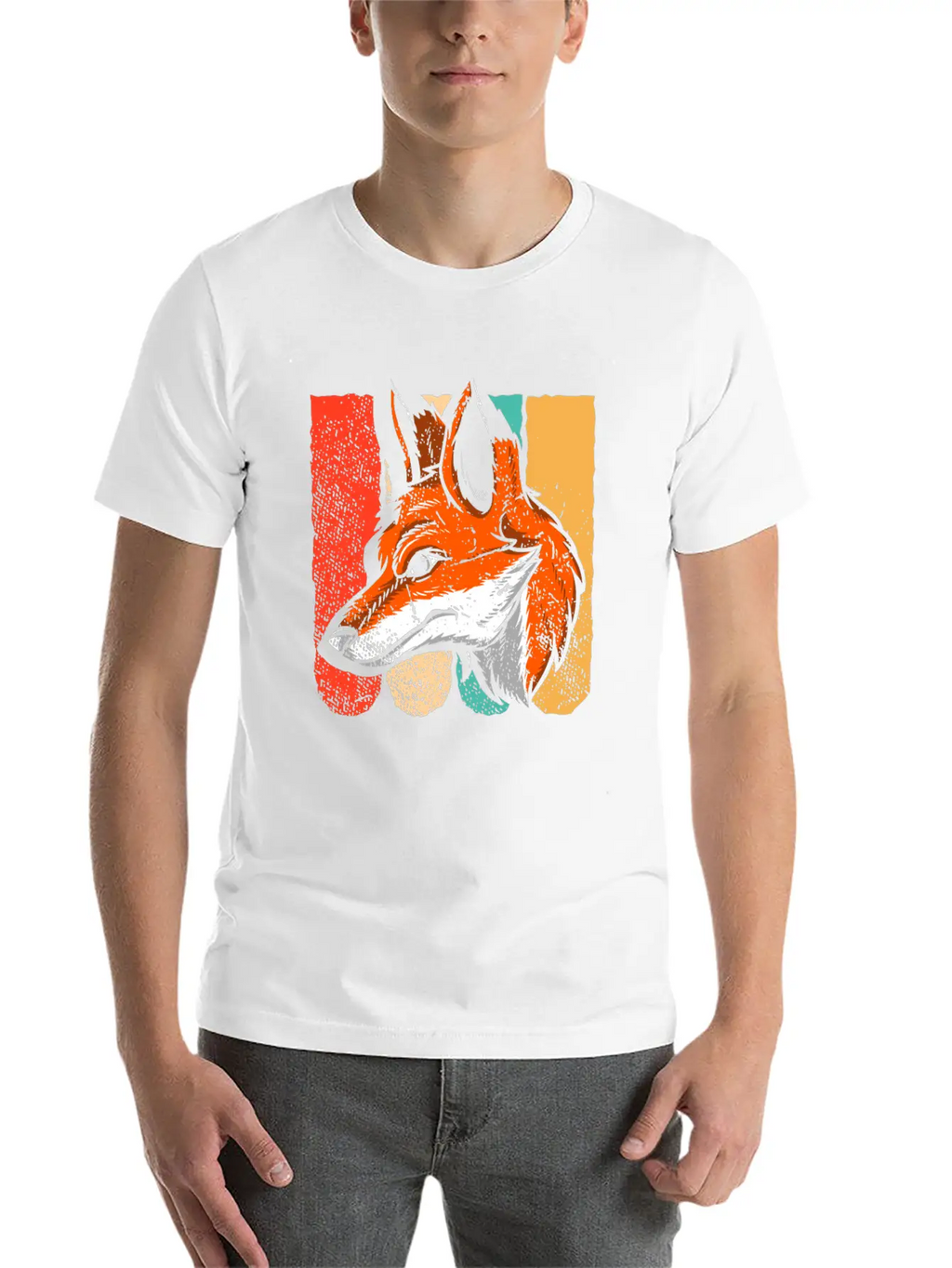 Fox Lovers Retro Vintage Foxes Fox Lover Gift Stylish Everyday T-Shirt – Unisex Basic Cotton Tee