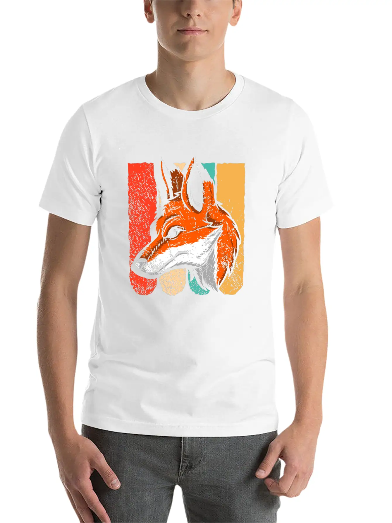 Fox Lovers Retro Vintage Foxes Fox Lover Gift Stylish Everyday T-Shirt – Unisex Basic Cotton Tee