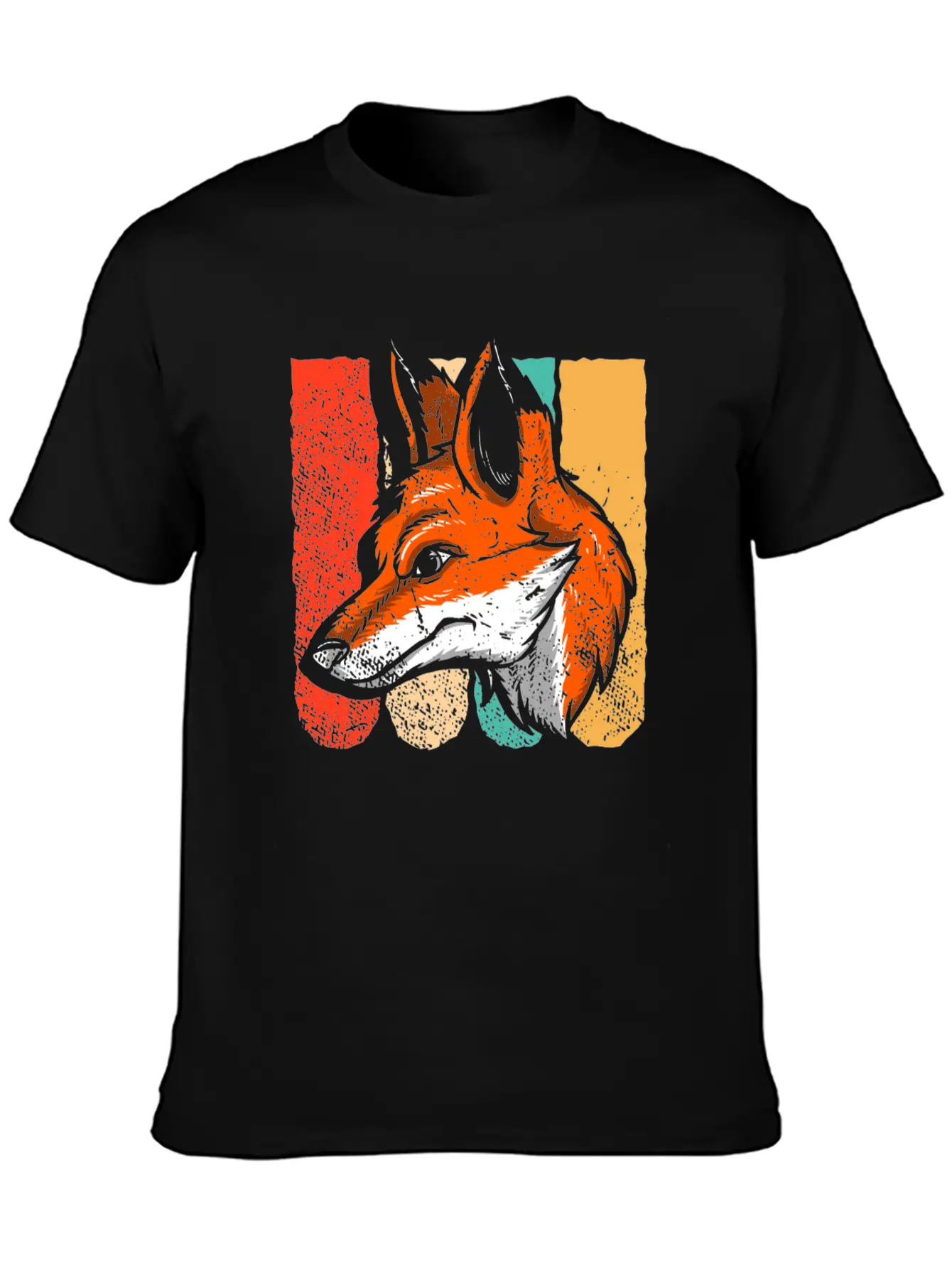 Fox Lovers Retro Vintage Foxes Fox Lover Gift Stylish Everyday T-Shirt – Unisex Basic Cotton Tee