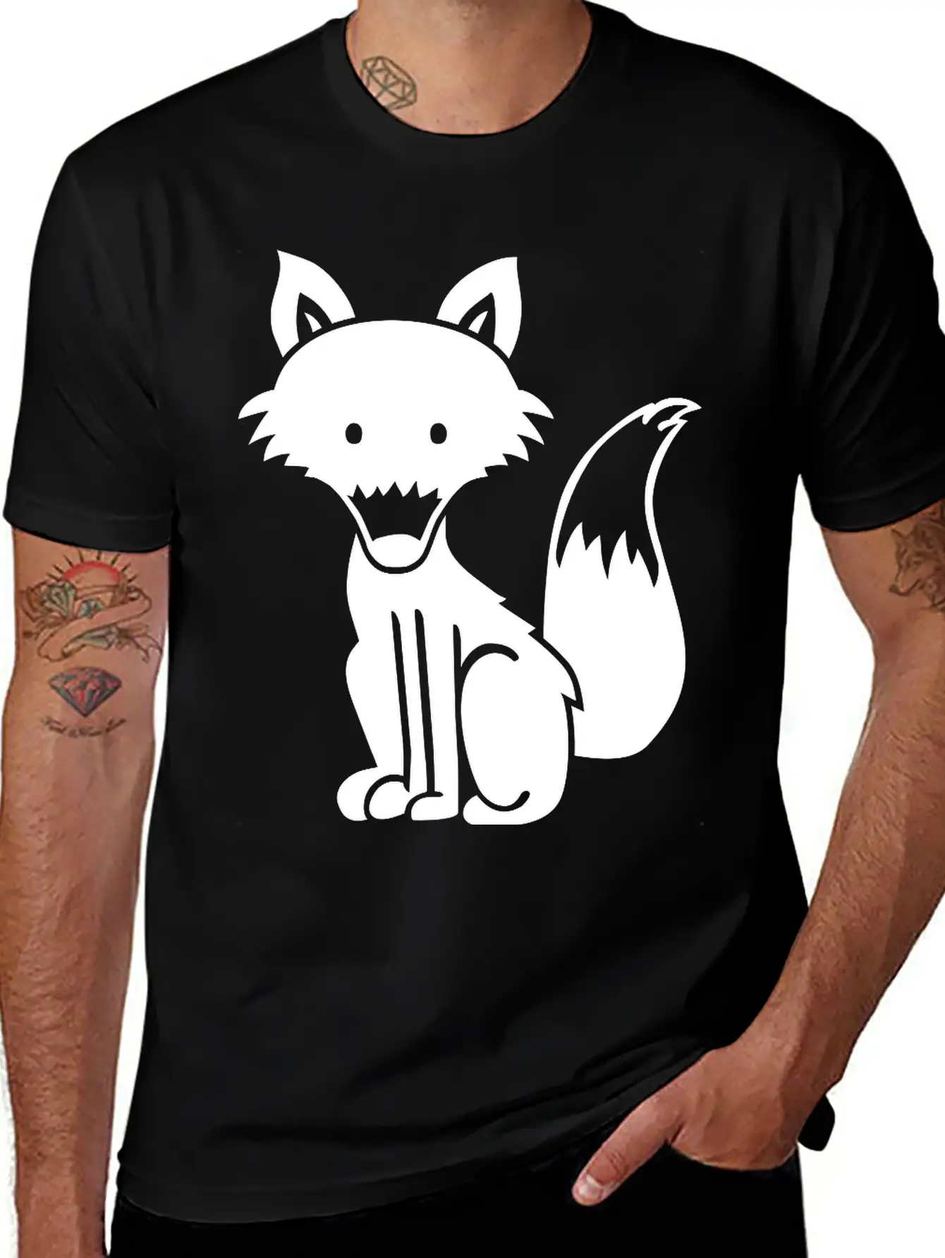 Fox Stylish Everyday T-Shirt – Unisex Basic Cotton Tee