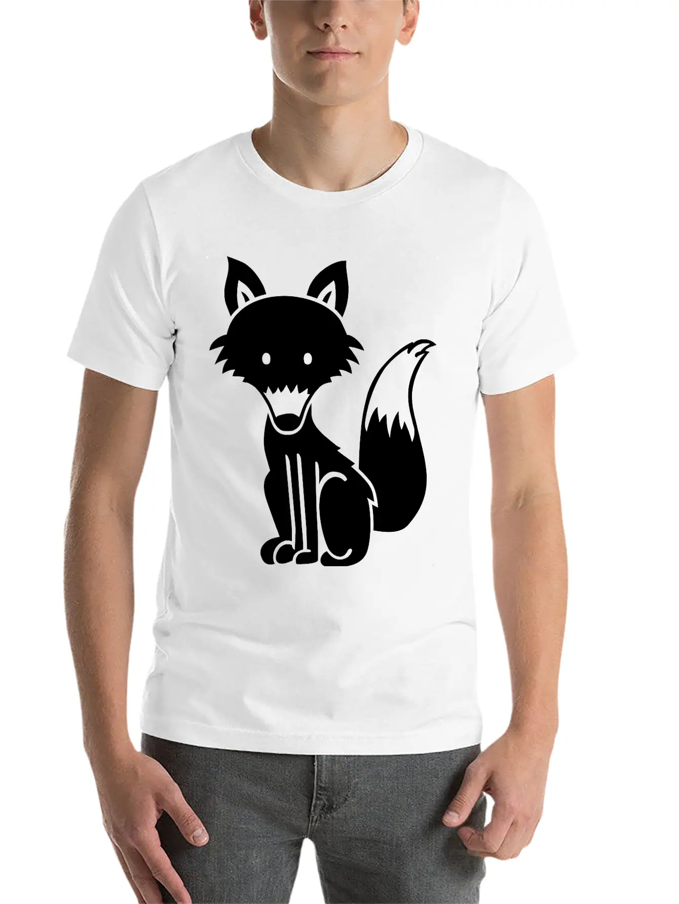 Fox Stylish Everyday T-Shirt – Unisex Basic Cotton Tee