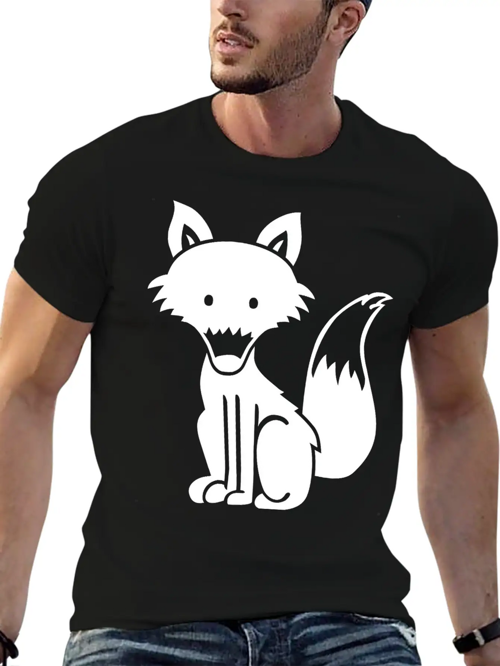 Fox Stylish Everyday T-Shirt – Unisex Basic Cotton Tee