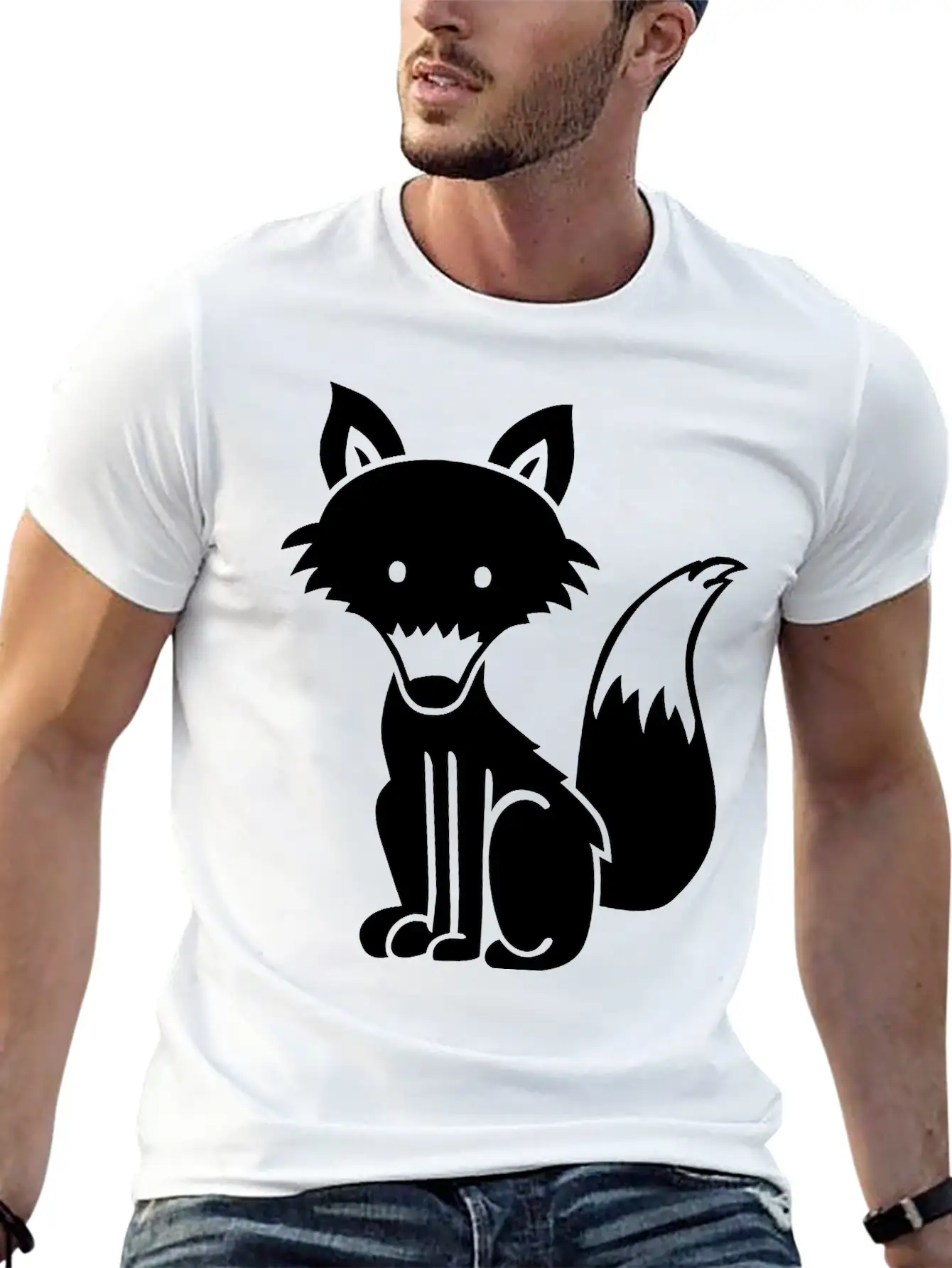 Fox Stylish Everyday T-Shirt – Unisex Basic Cotton Tee