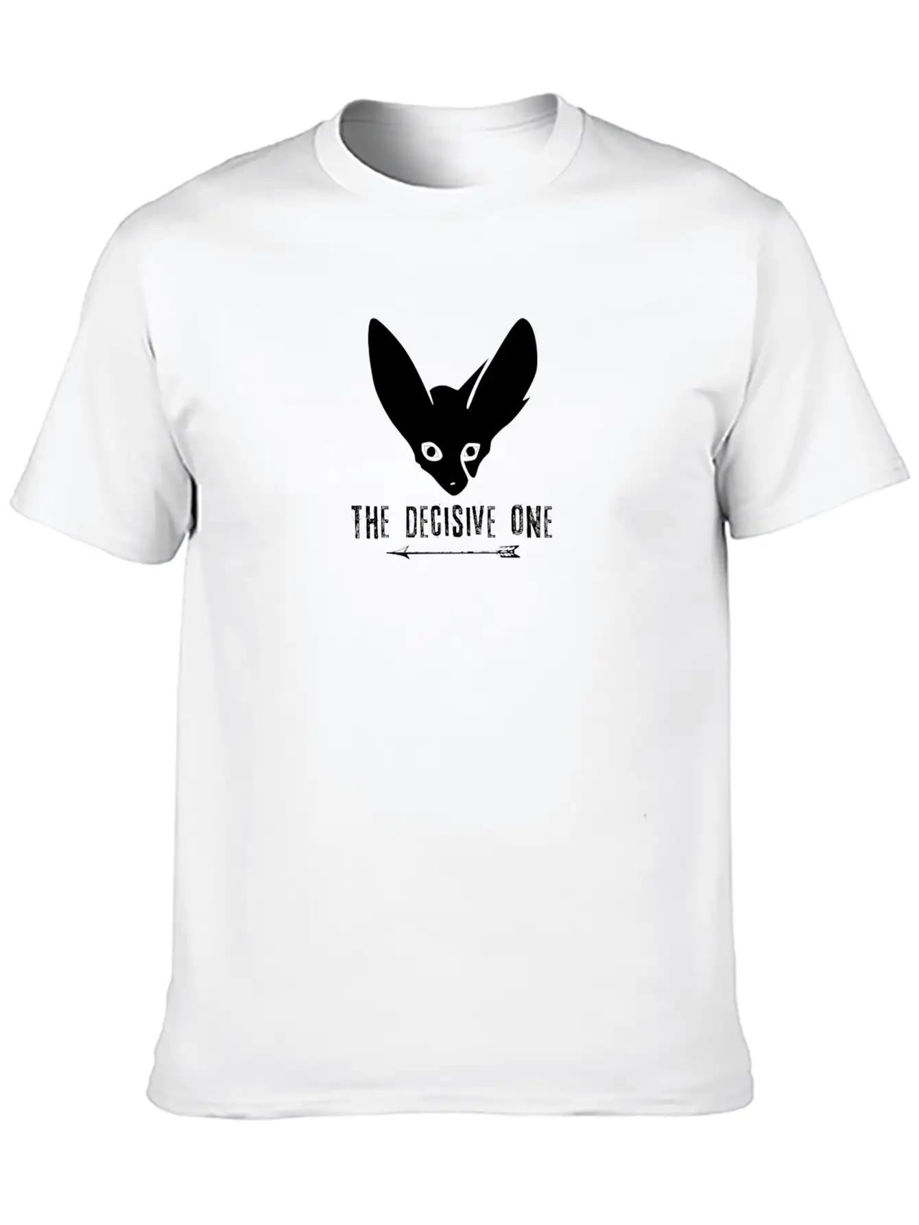 Fox: The Decisive One (Black) Casual Graphic T-Shirt – Simple And Comfortable Daily Wear