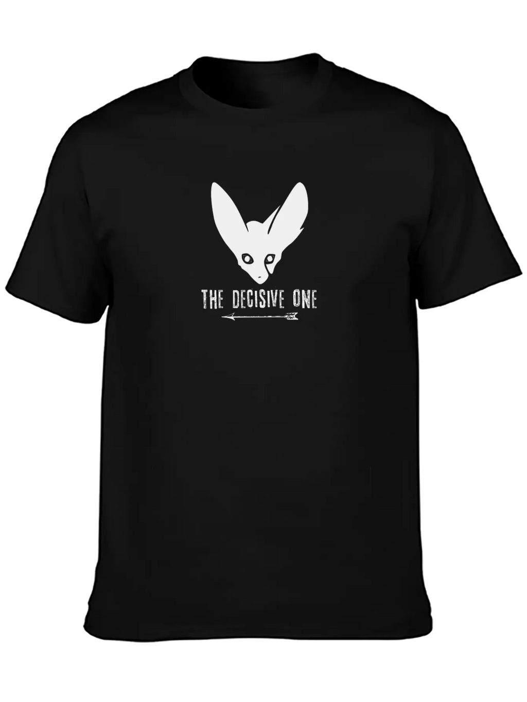 Fox: The Decisive One (Black) Casual Graphic T-Shirt – Simple And Comfortable Daily Wear