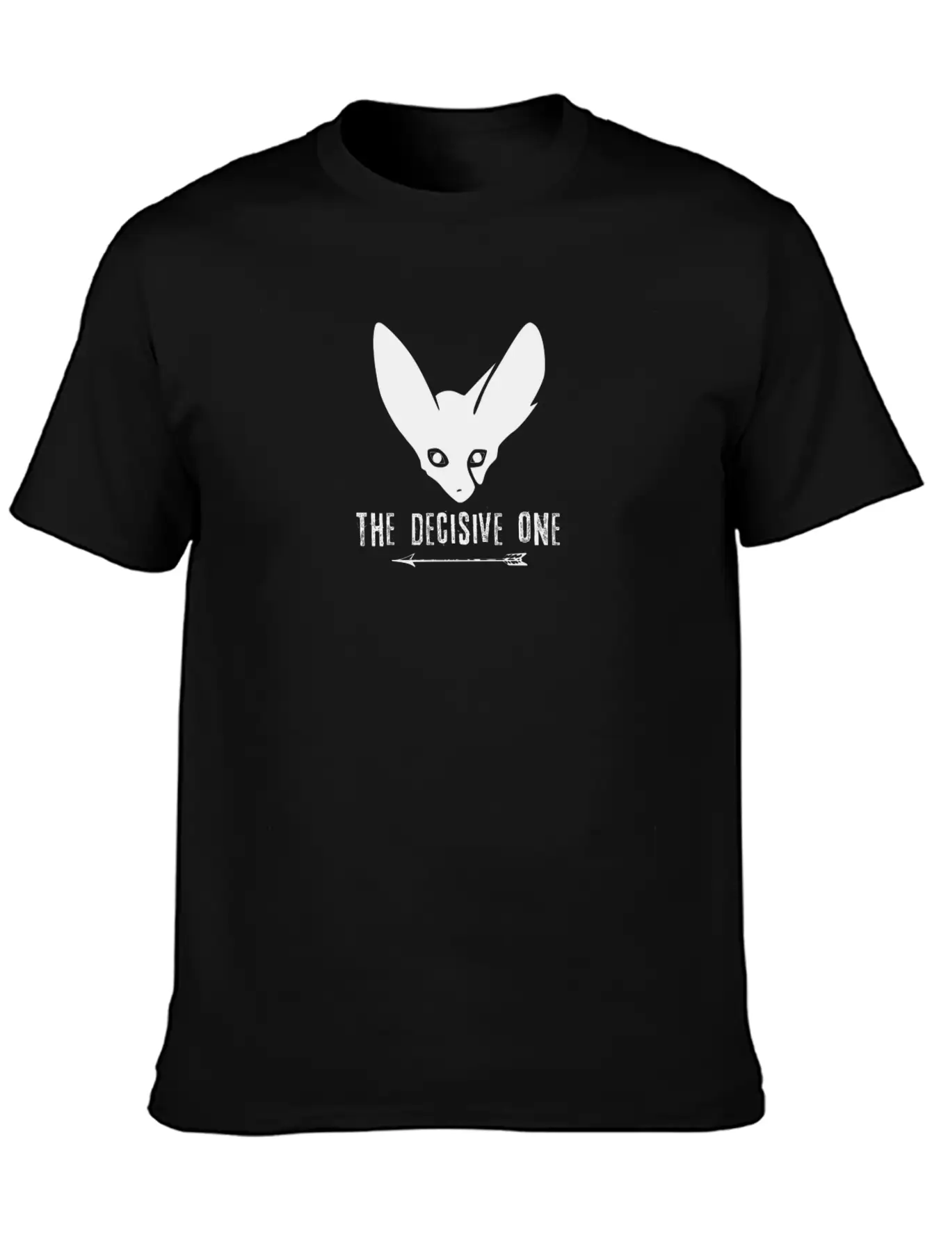 Fox: The Decisive One (Black) Casual Graphic T-Shirt – Simple And Comfortable Daily Wear