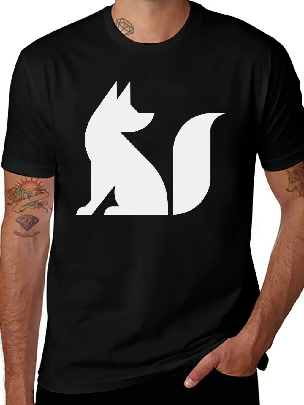Fox Unisex Short Sleeve Soft Cotton T-Shirt – Casual Everyday Wear