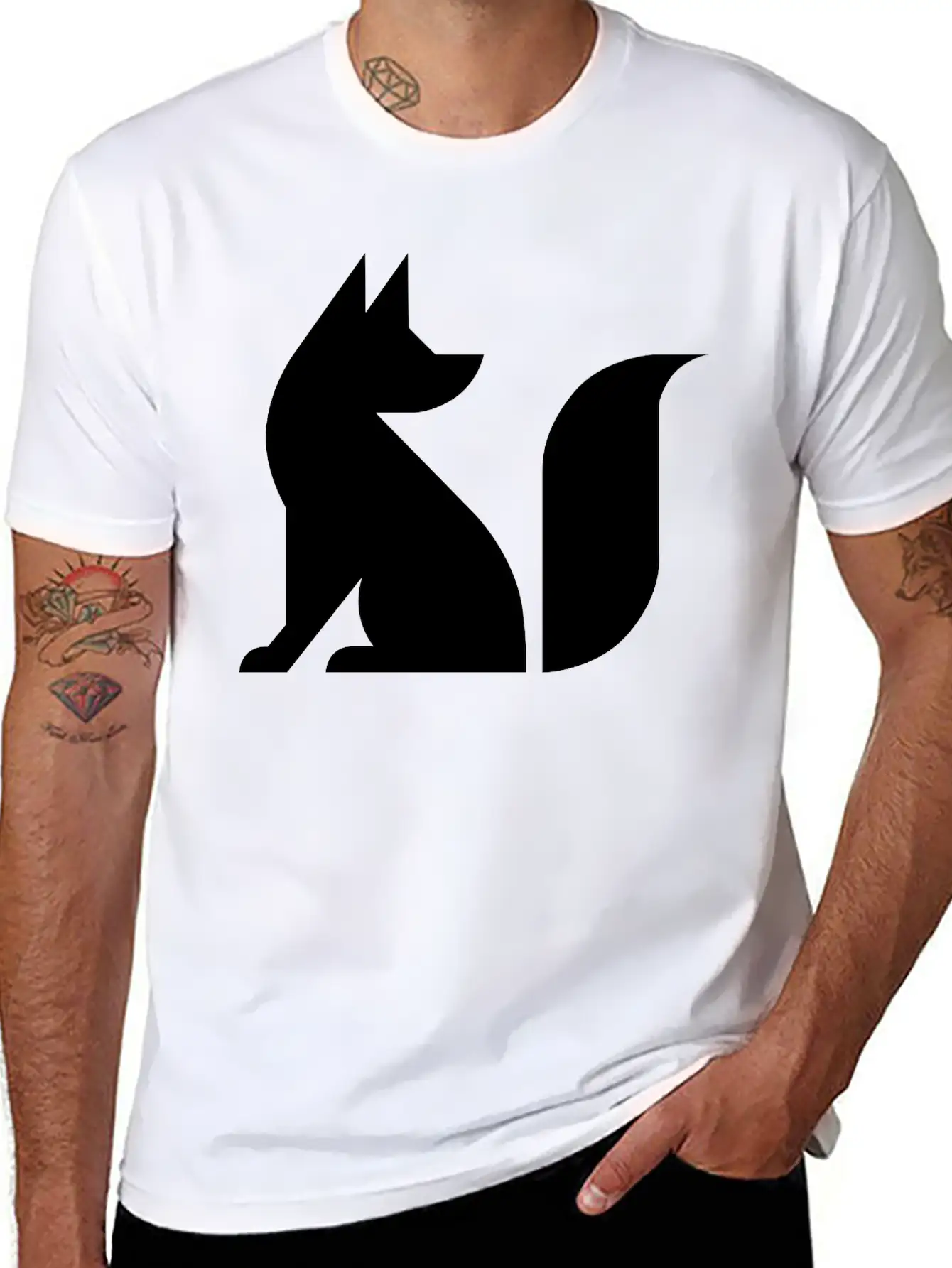 Fox Unisex Short Sleeve Soft Cotton T-Shirt – Casual Everyday Wear