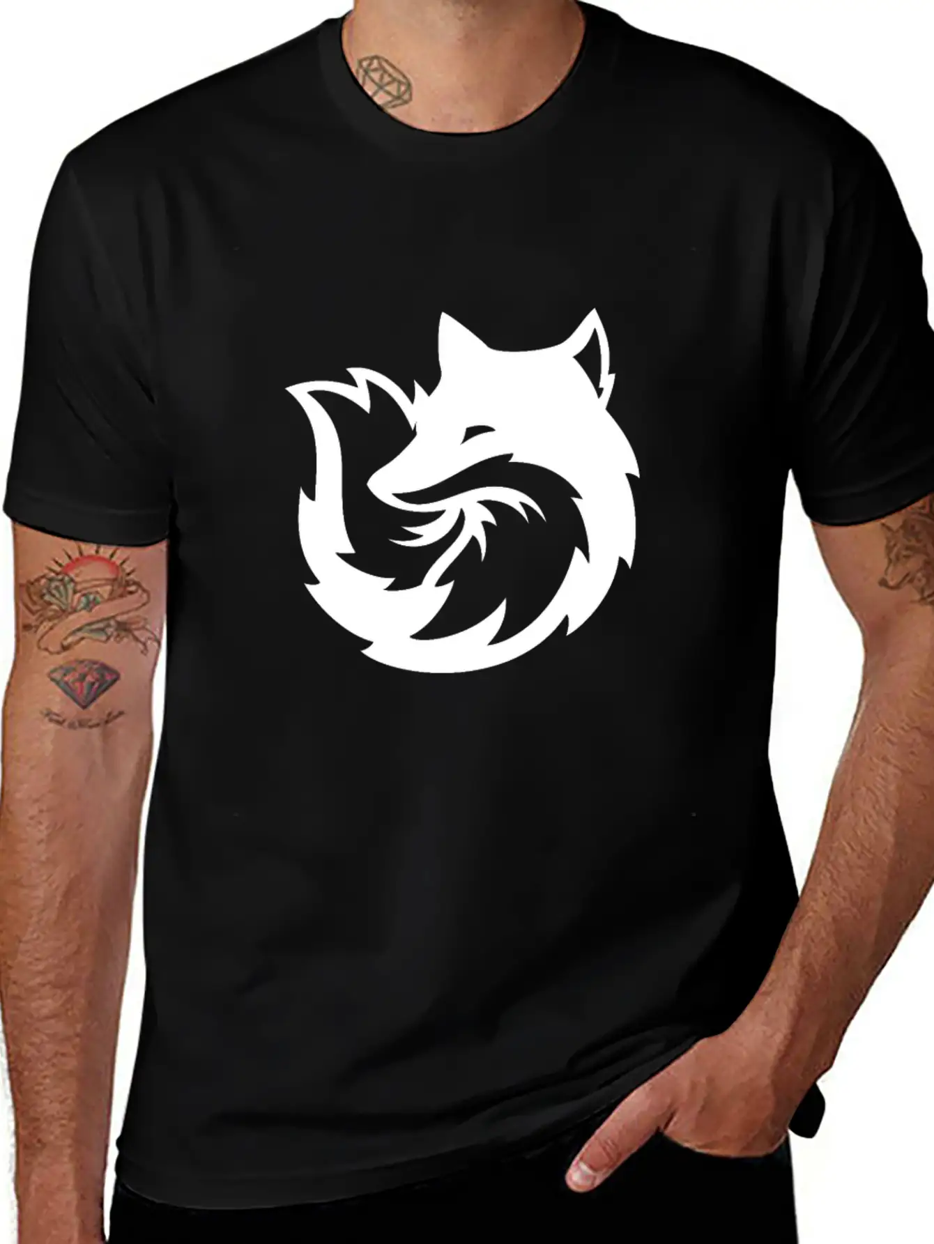 Foxes Unisex Short Sleeve Soft Cotton T-Shirt – Casual Everyday Wear