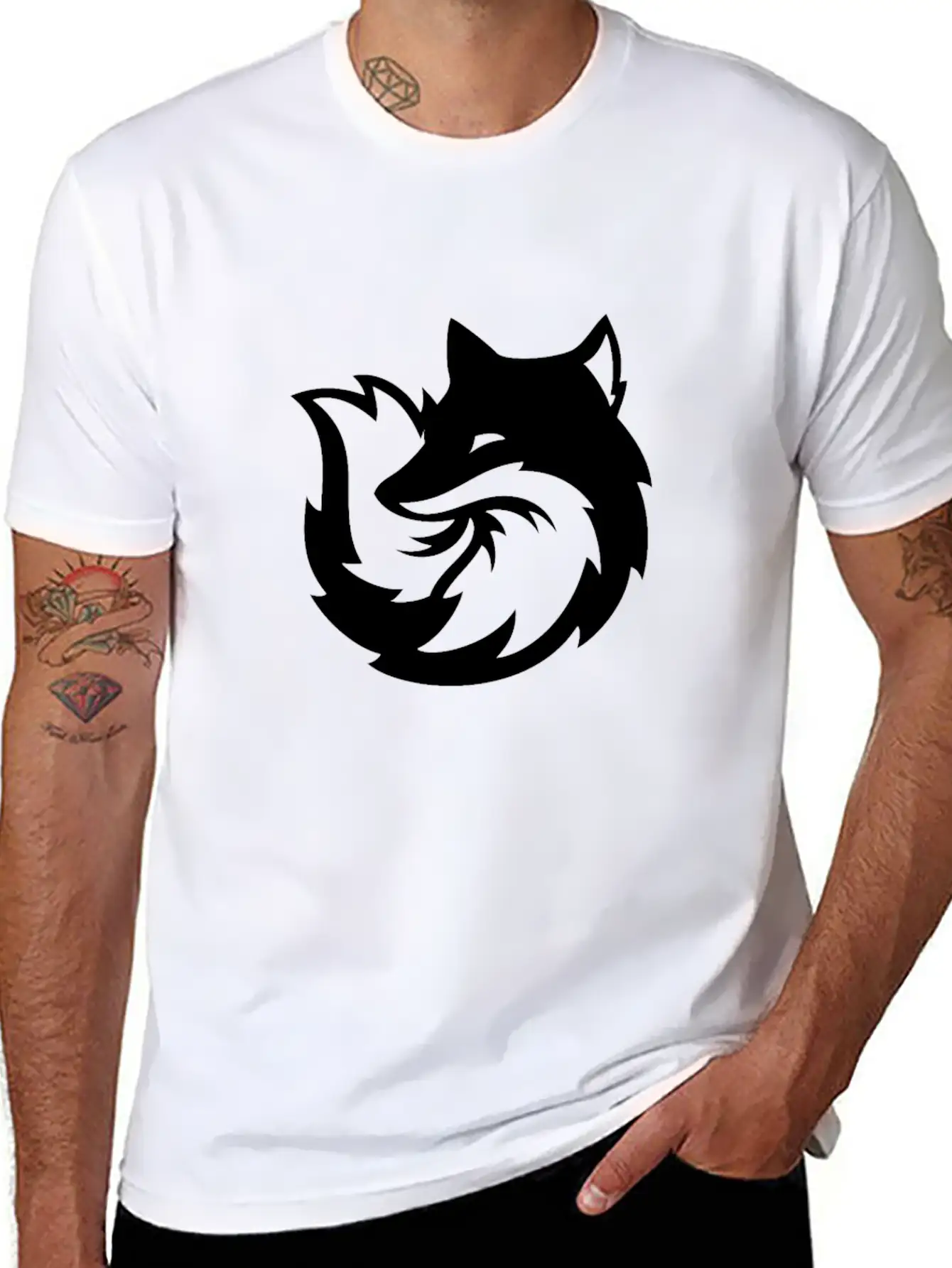 Foxes Unisex Short Sleeve Soft Cotton T-Shirt – Casual Everyday Wear