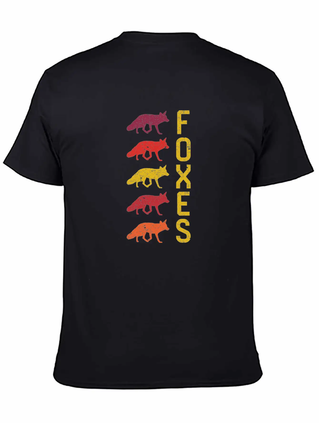 Foxes Vintage Unisex Casual T-Shirt – Clean Design For Daily Comfort
