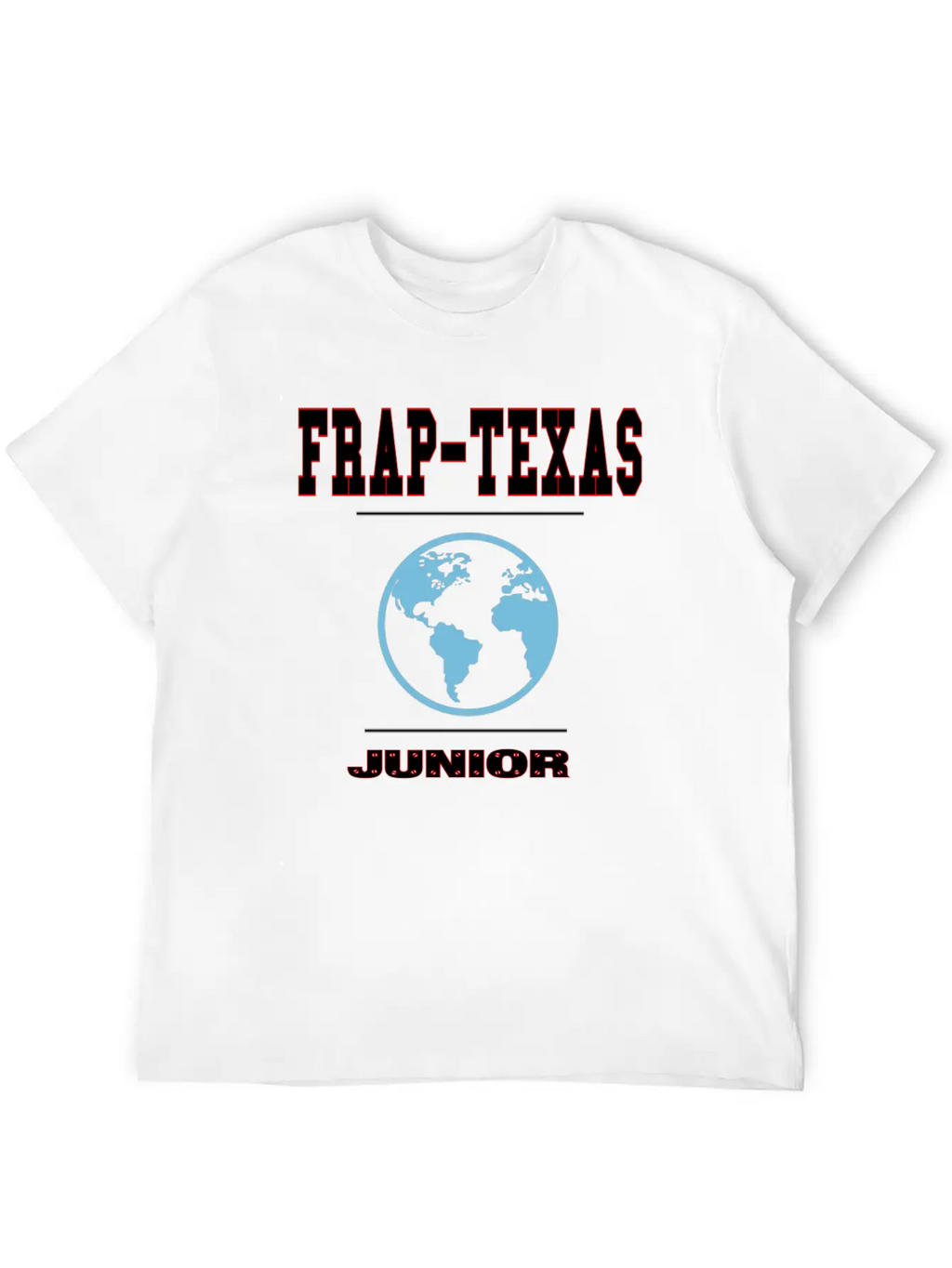 Frap-Texas Junior Stylish Everyday T-Shirt – Unisex Basic Cotton Tee