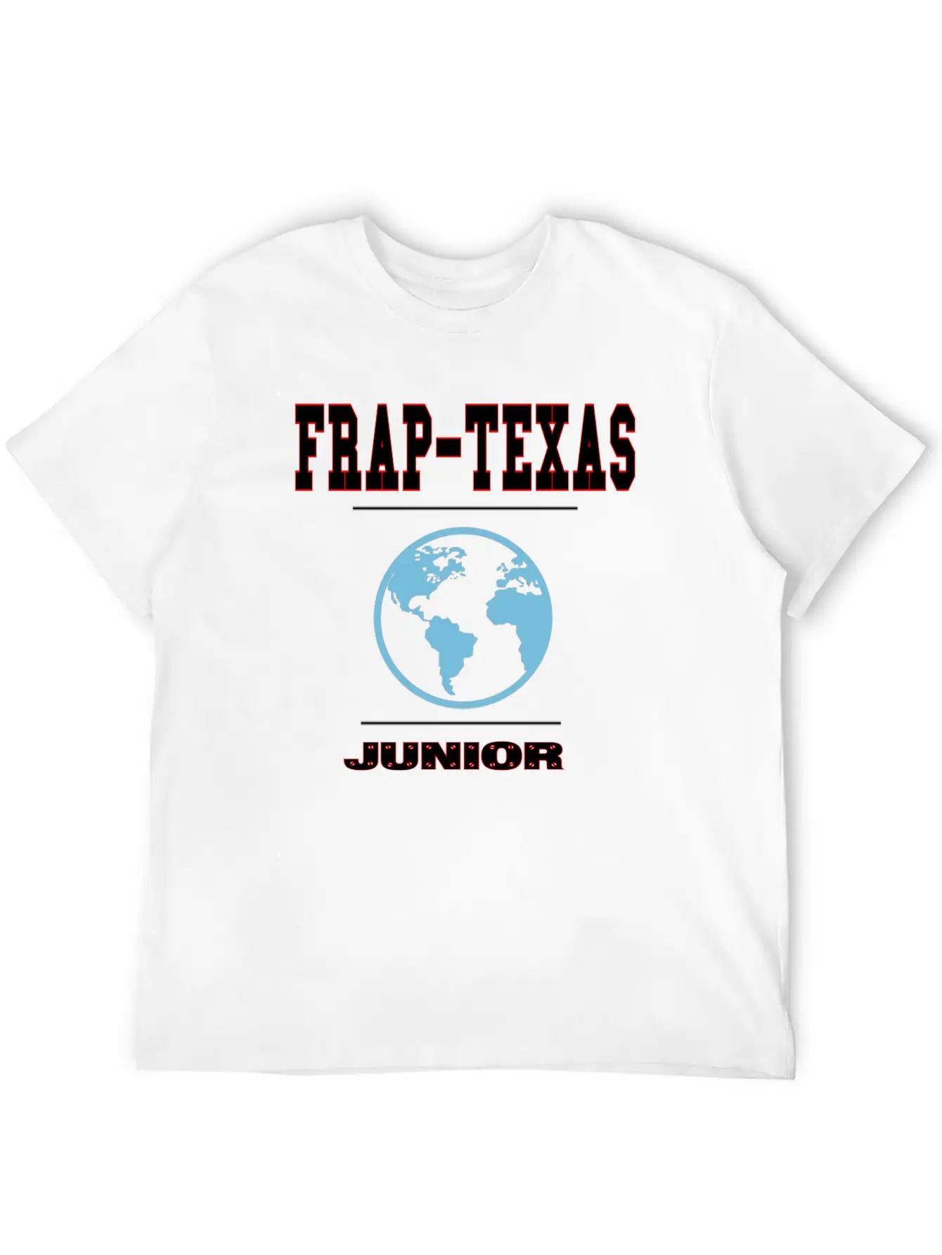 Frap-Texas Junior Stylish Everyday T-Shirt – Unisex Basic Cotton Tee