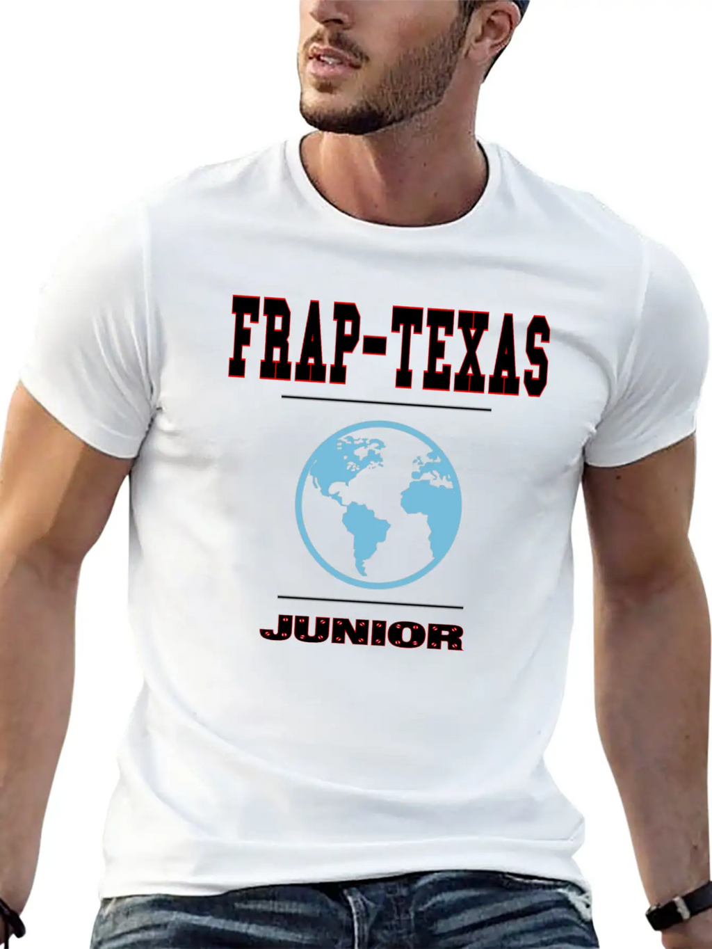 Frap-Texas Junior Stylish Everyday T-Shirt – Unisex Basic Cotton Tee