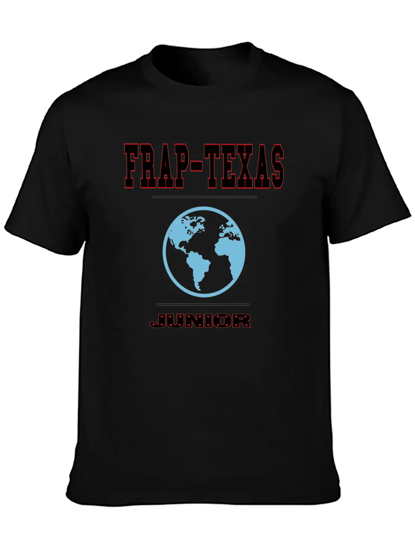 Frap-Texas Junior Stylish Everyday T-Shirt – Unisex Basic Cotton Tee