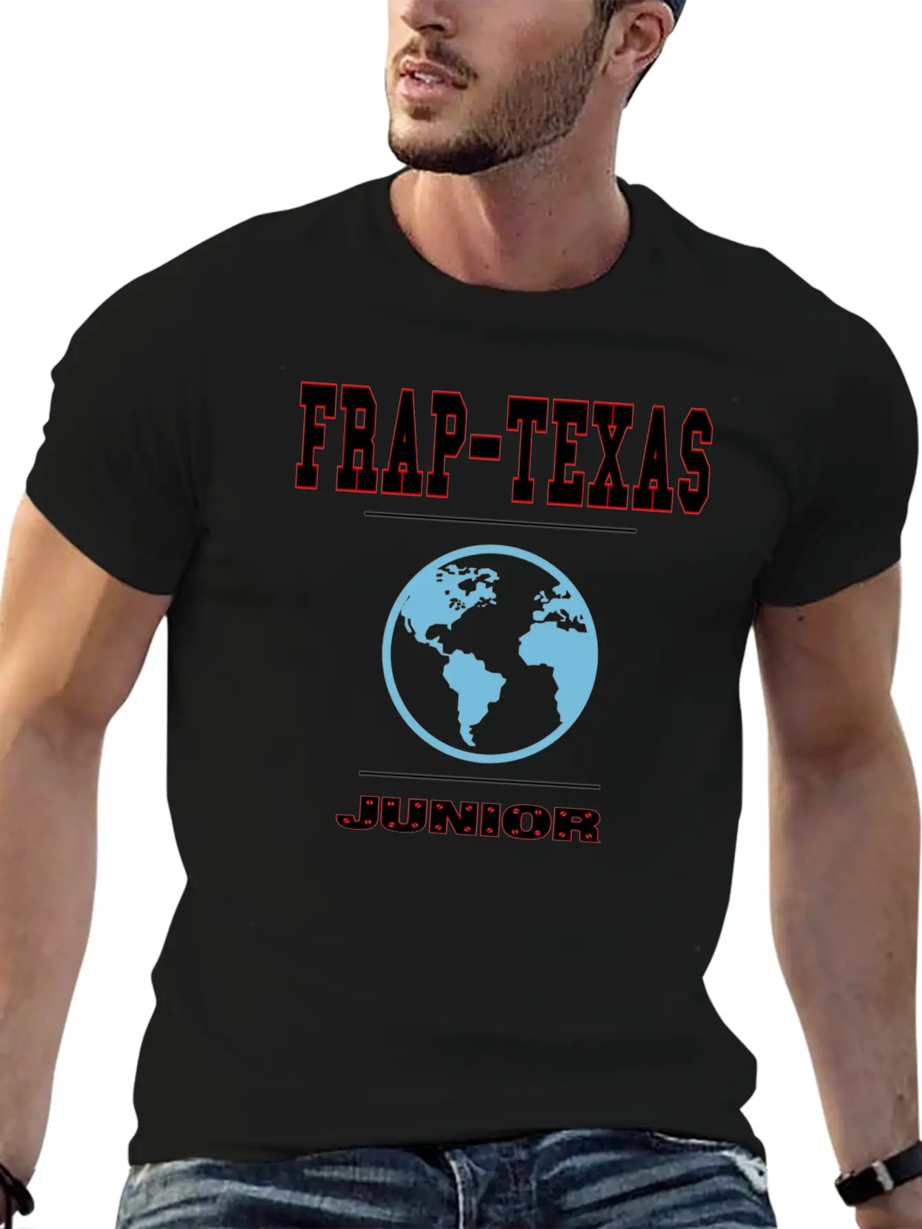 Frap-Texas Junior Stylish Everyday T-Shirt – Unisex Basic Cotton Tee