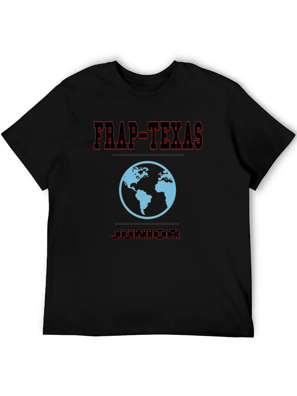 Frap-Texas Junior Stylish Everyday T-Shirt – Unisex Basic Cotton Tee
