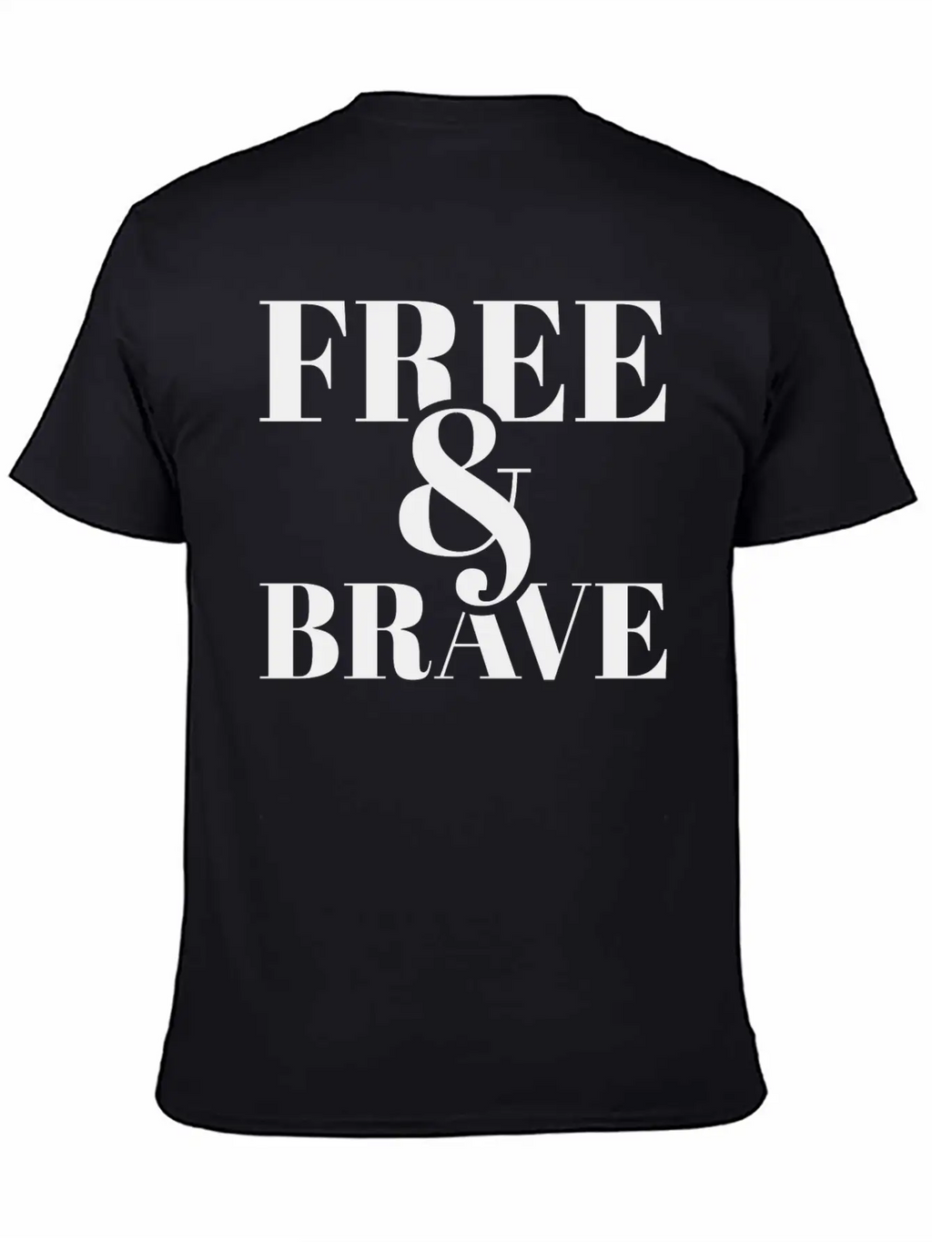 Free Brave Breathable Soft Cotton T-Shirt – Timeless Casual Look