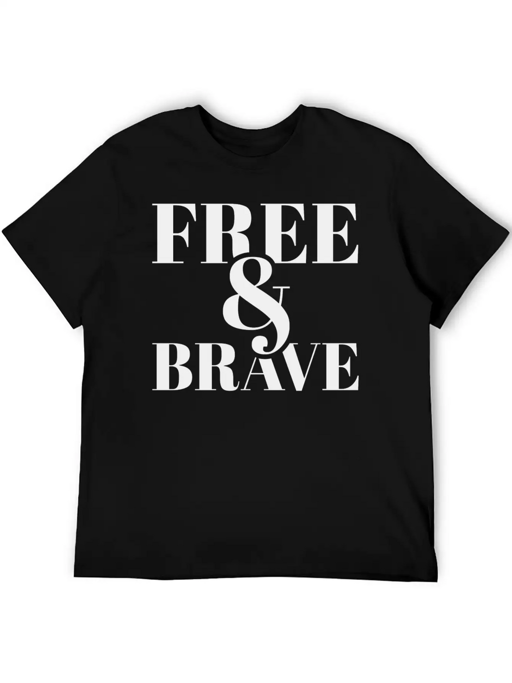 Free Brave Breathable Soft Cotton T-Shirt – Timeless Casual Look