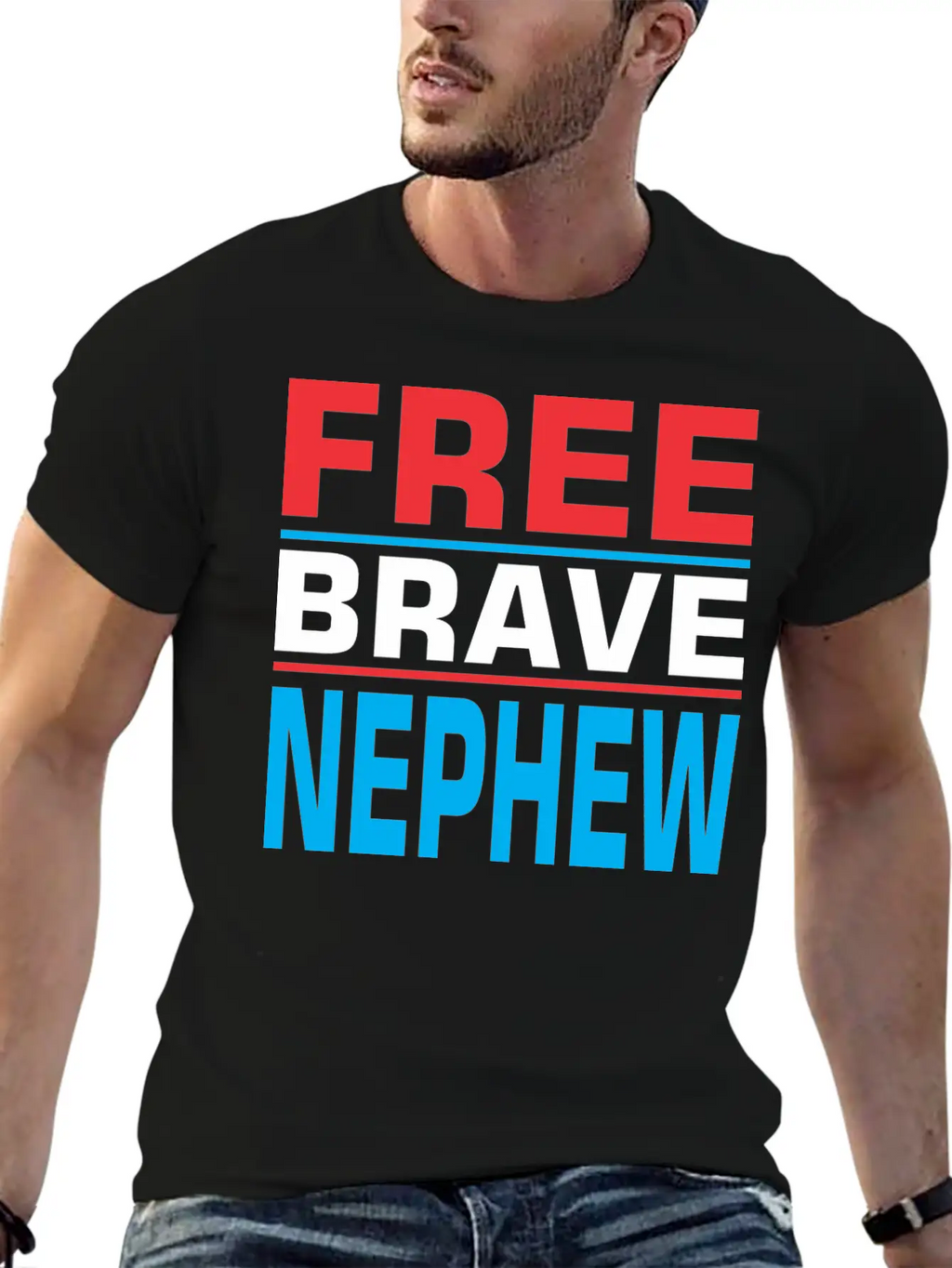 Free Brave Nephew Breathable Soft Cotton T-Shirt – Timeless Casual Look