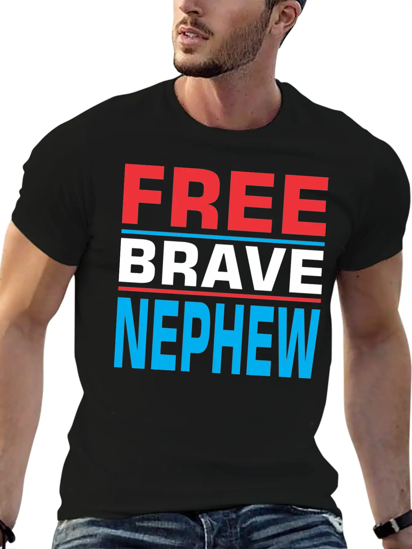 Free Brave Nephew Breathable Soft Cotton T-Shirt – Timeless Casual Look