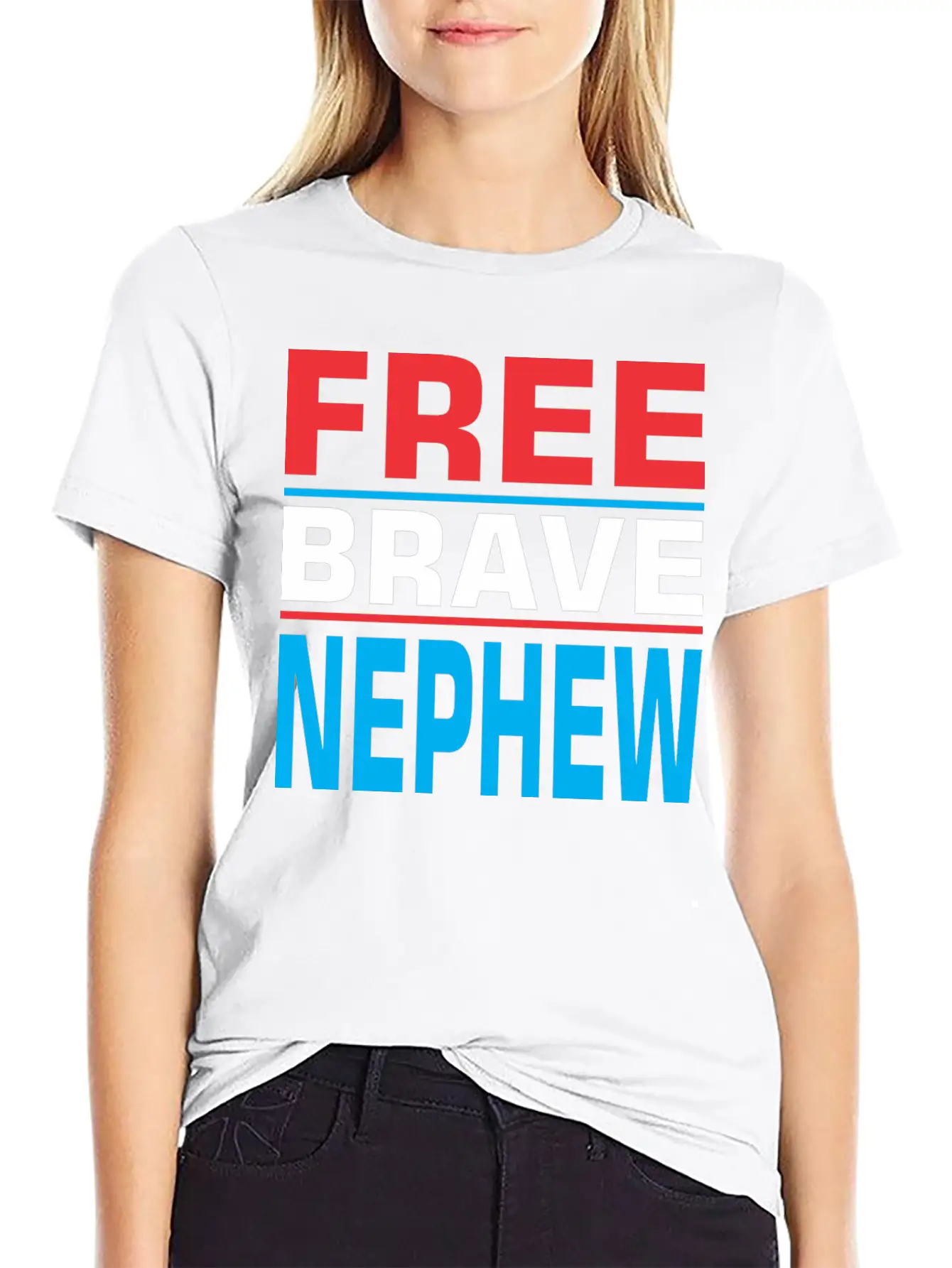 Free Brave Nephew Breathable Soft Cotton T-Shirt – Timeless Casual Look